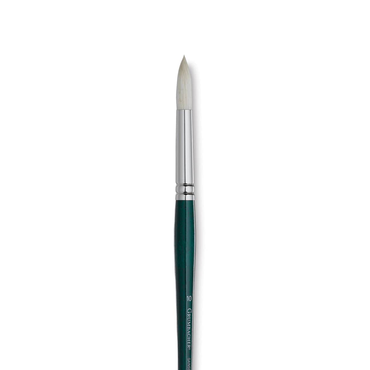 Grumbacher Gainsborough Brush - Round, Long Handle, Size 10