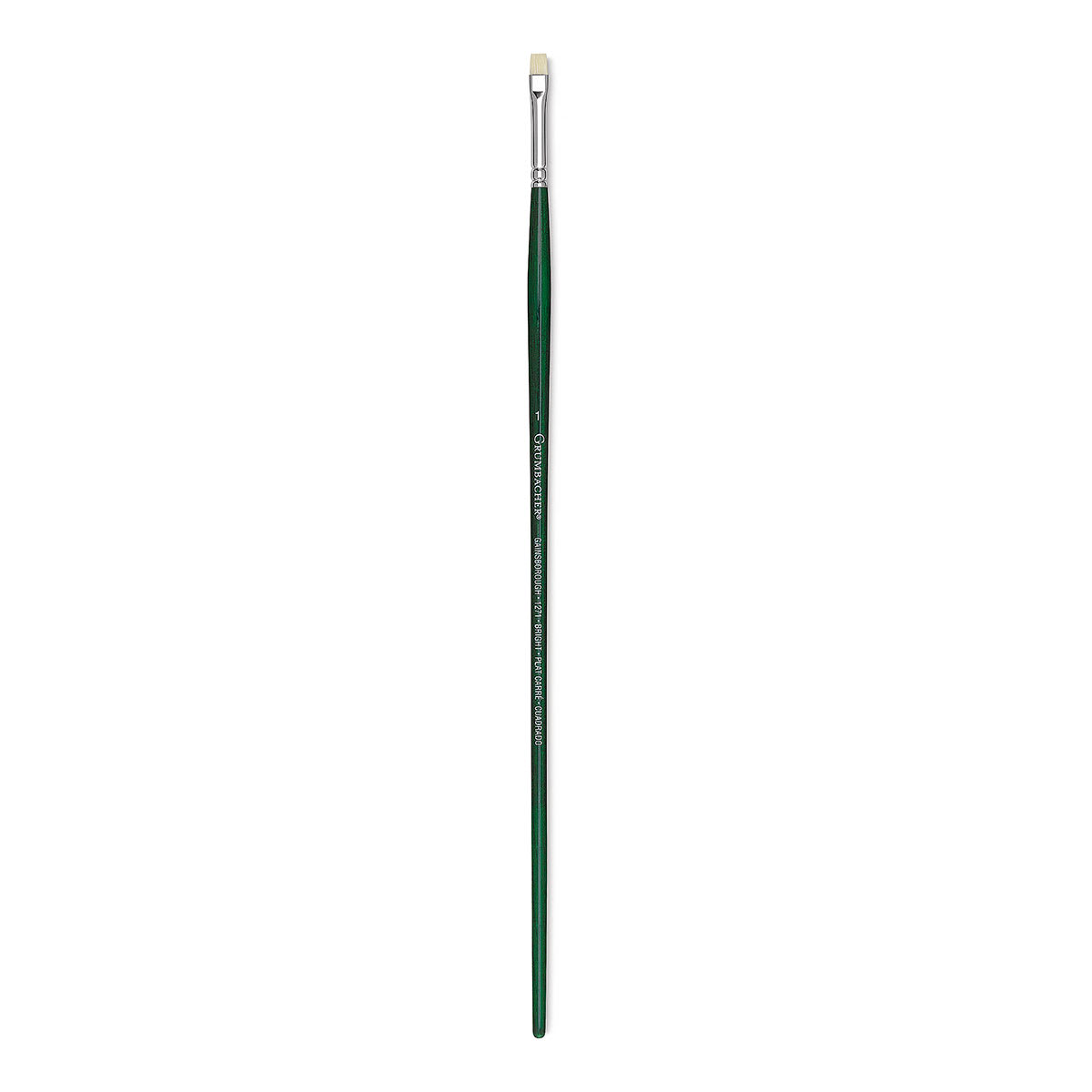Grumbacher Gainsborough Brush - Bright, Long Handle, Size 1