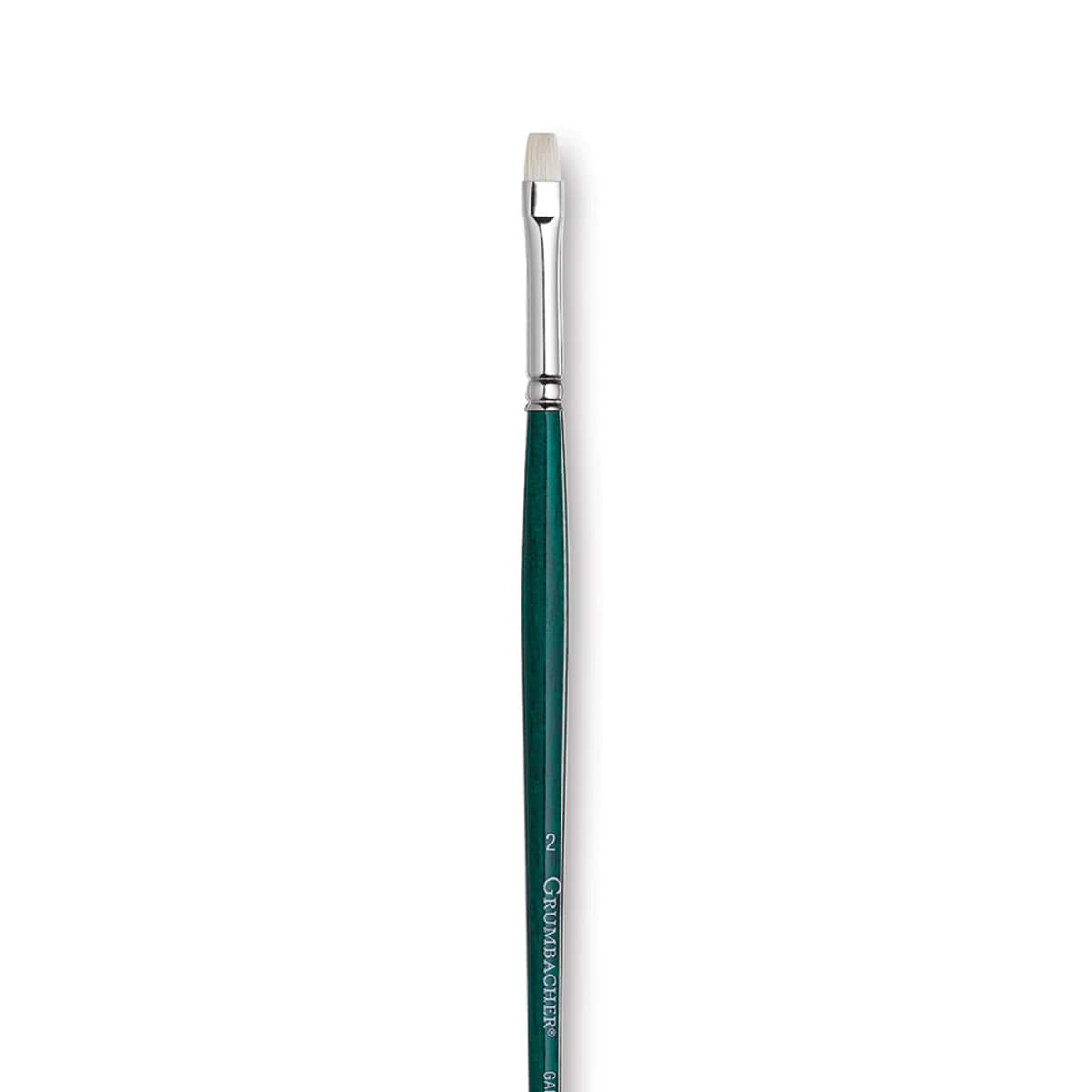 Grumbacher Gainsborough Brush - Bright, Long Handle, Size 2
