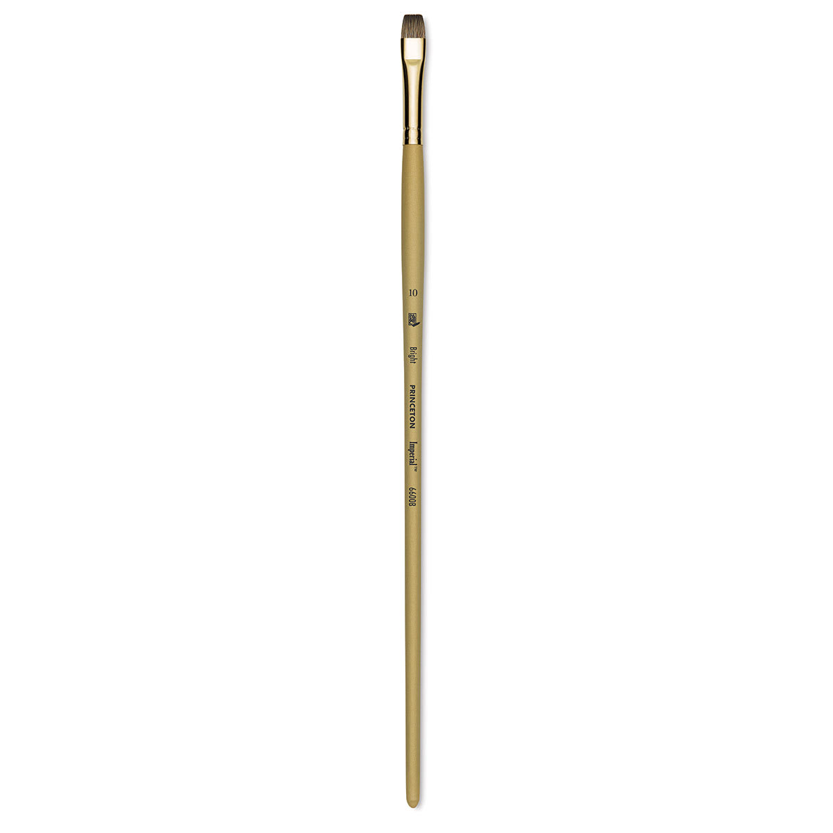 Princeton Synthetic Mongoose Brush - Bright, Long Handle, Size 10