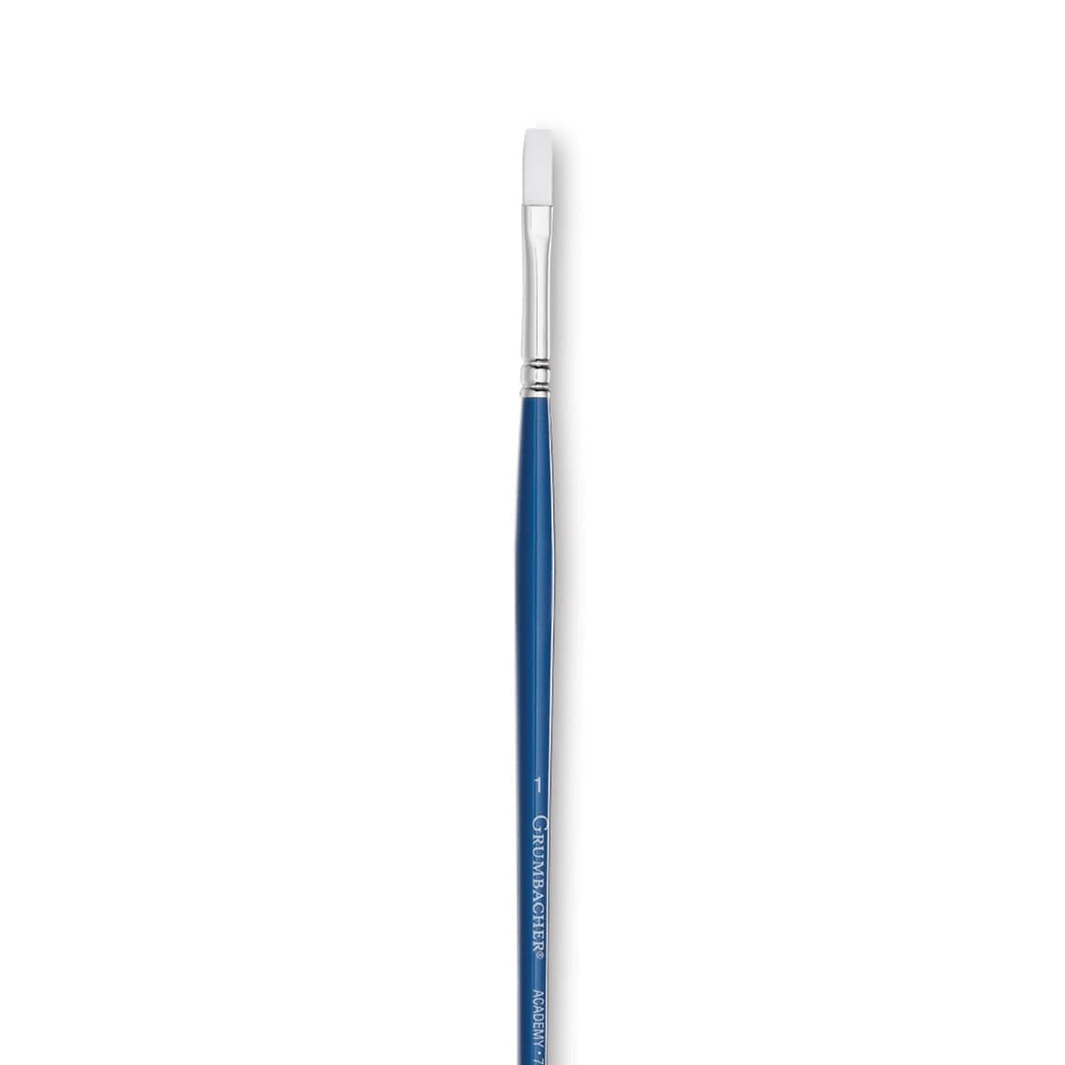 Grumbacher Academy Oil and Acrylic Brush - Flat, Size 1
