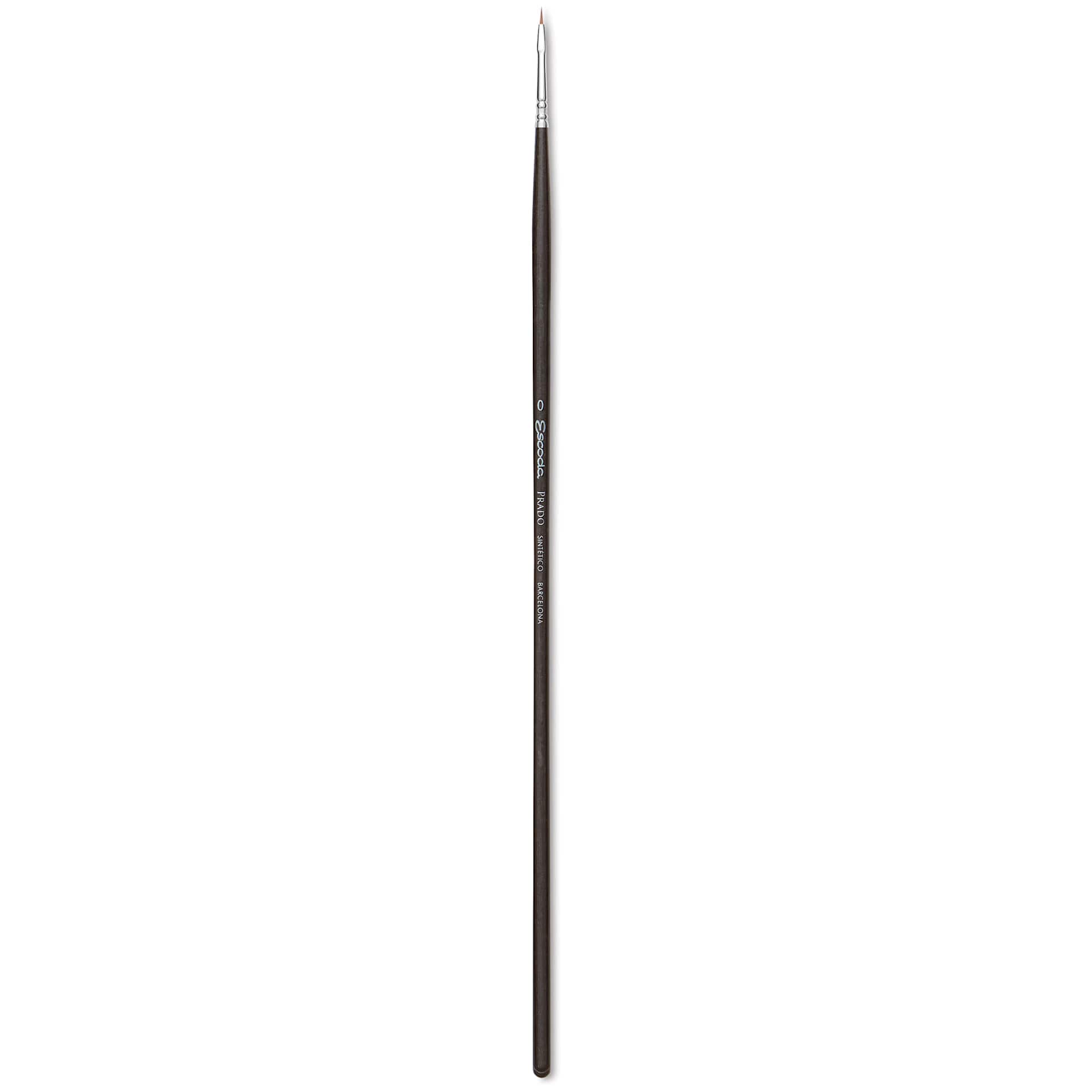Escoda Prado Tame Synthetic Brush - Bright, Long Handle, Size 0