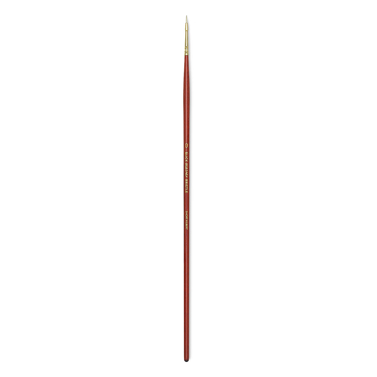 Blick Master Bristle Brush - Short Filbert, Long Handle, Size 0
