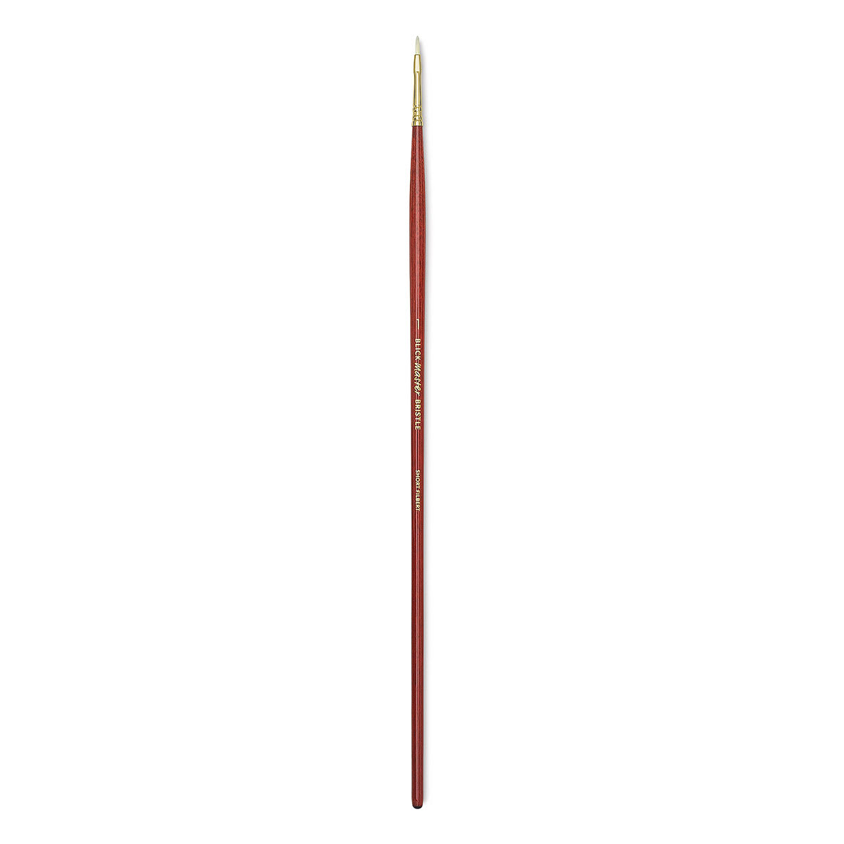 Blick Master Bristle Brush - Short Filbert, Long Handle, Size 1