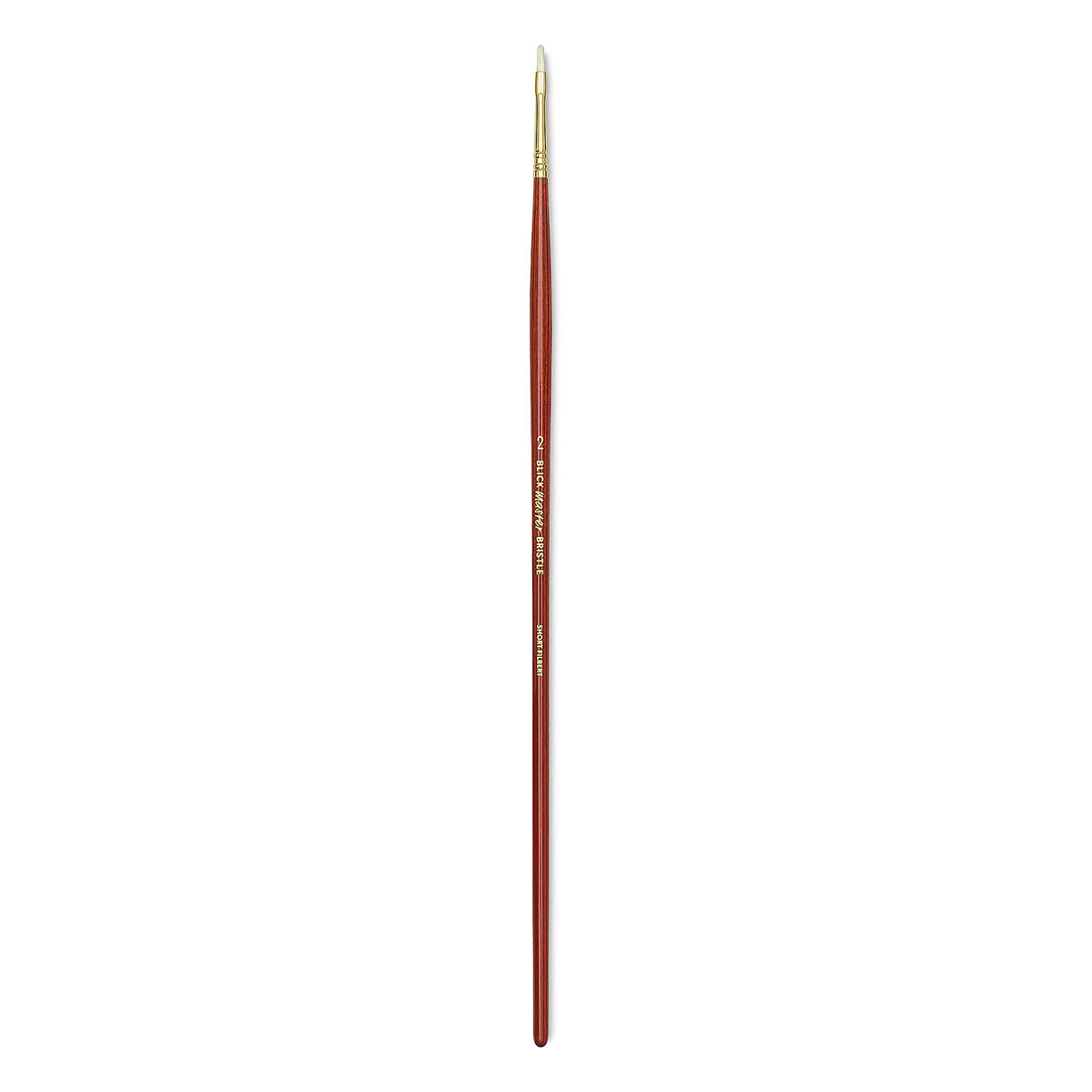 Blick Master Bristle Brush - Short Filbert, Long Handle, Size 2