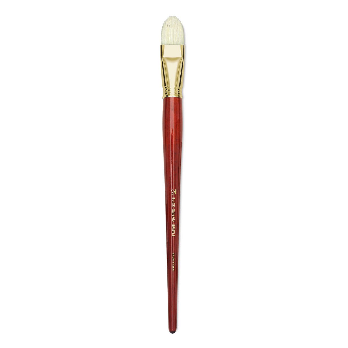 Blick Master Bristle Brush - Short Filbert, Long Handle, Size 24