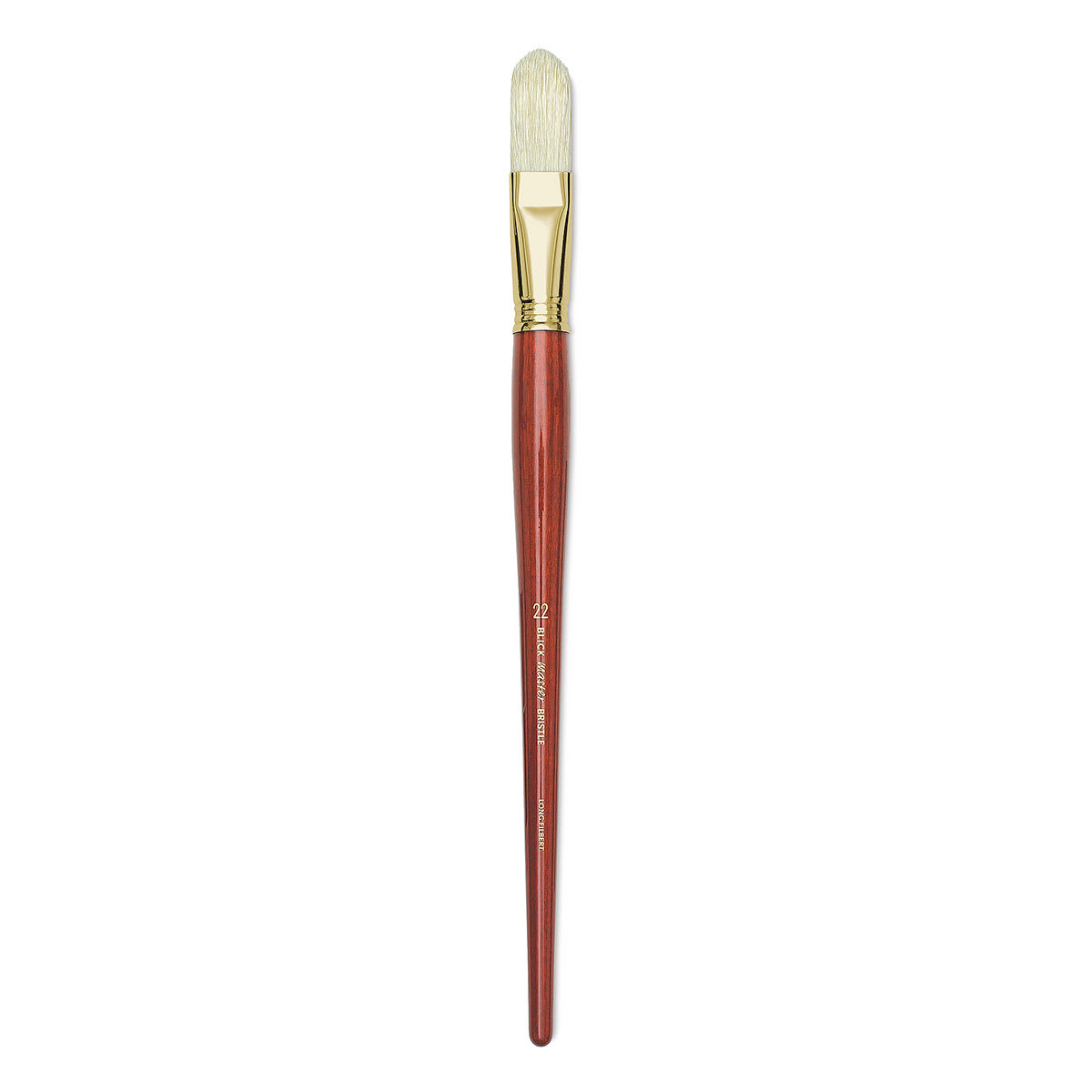 Blick Master Bristle Brush - Long Filbert, Long Handle, Size 22