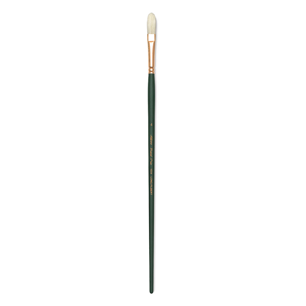 Silver Brush Grand Prix Super Brush - Long Filbert, Long Handle, Size 4