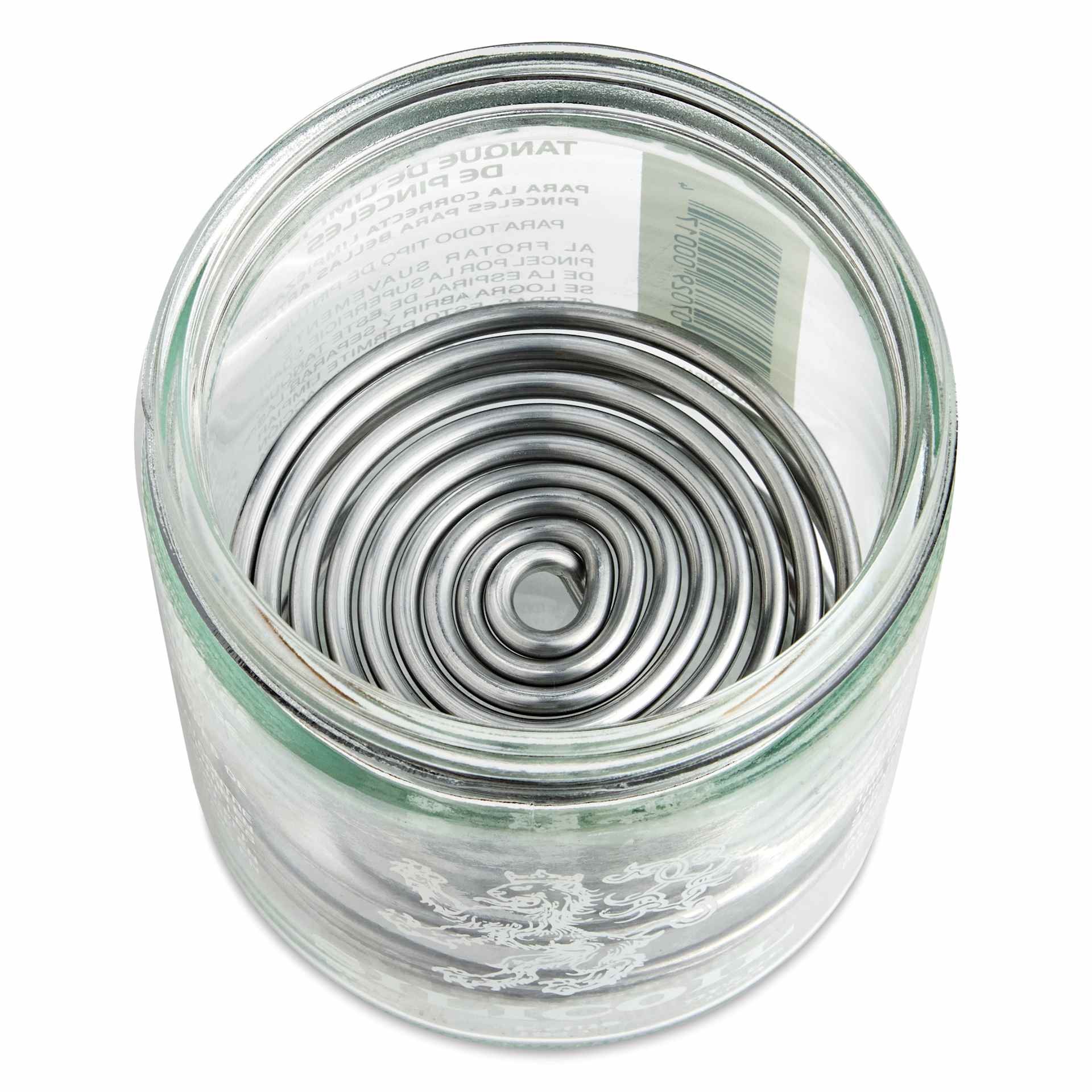 Silicoil Brush Cleaning Tank, lid off
