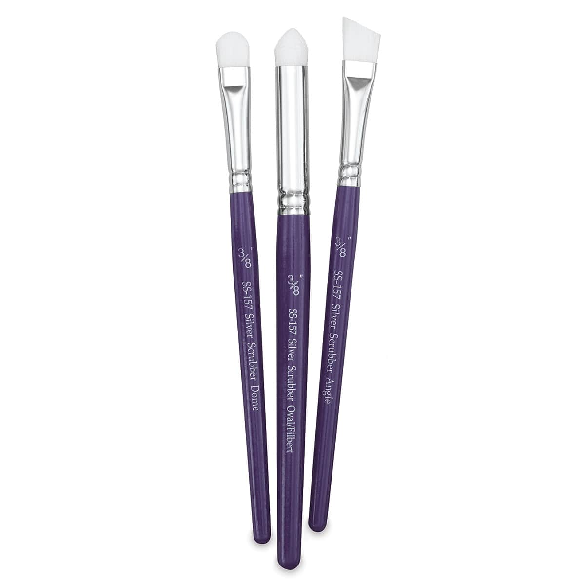 Silver Brush Silver Scrubber Sets