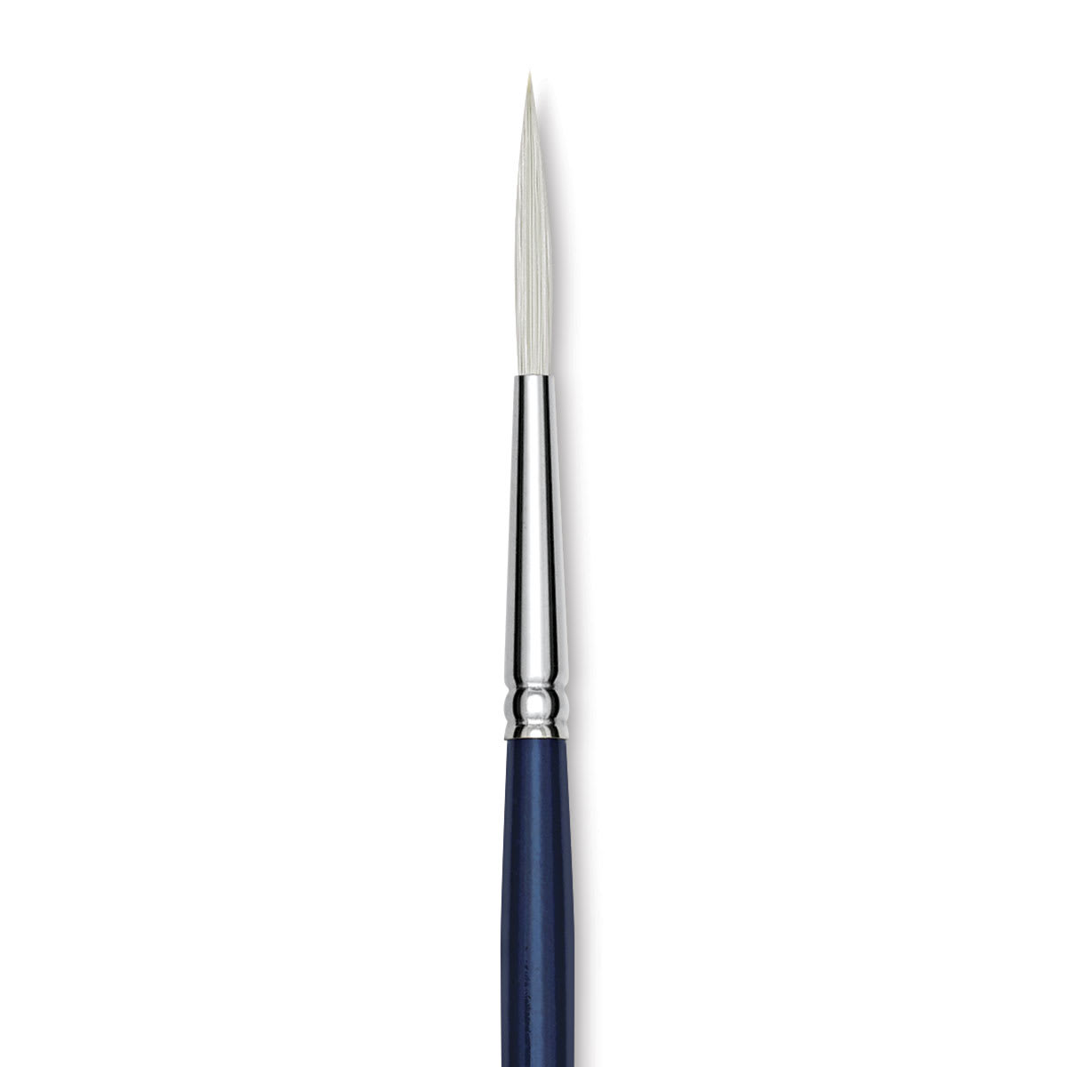 Silver Brush Bristlon Stiff White Synthetic Brush - Script Liner, Size 6 (close-up)