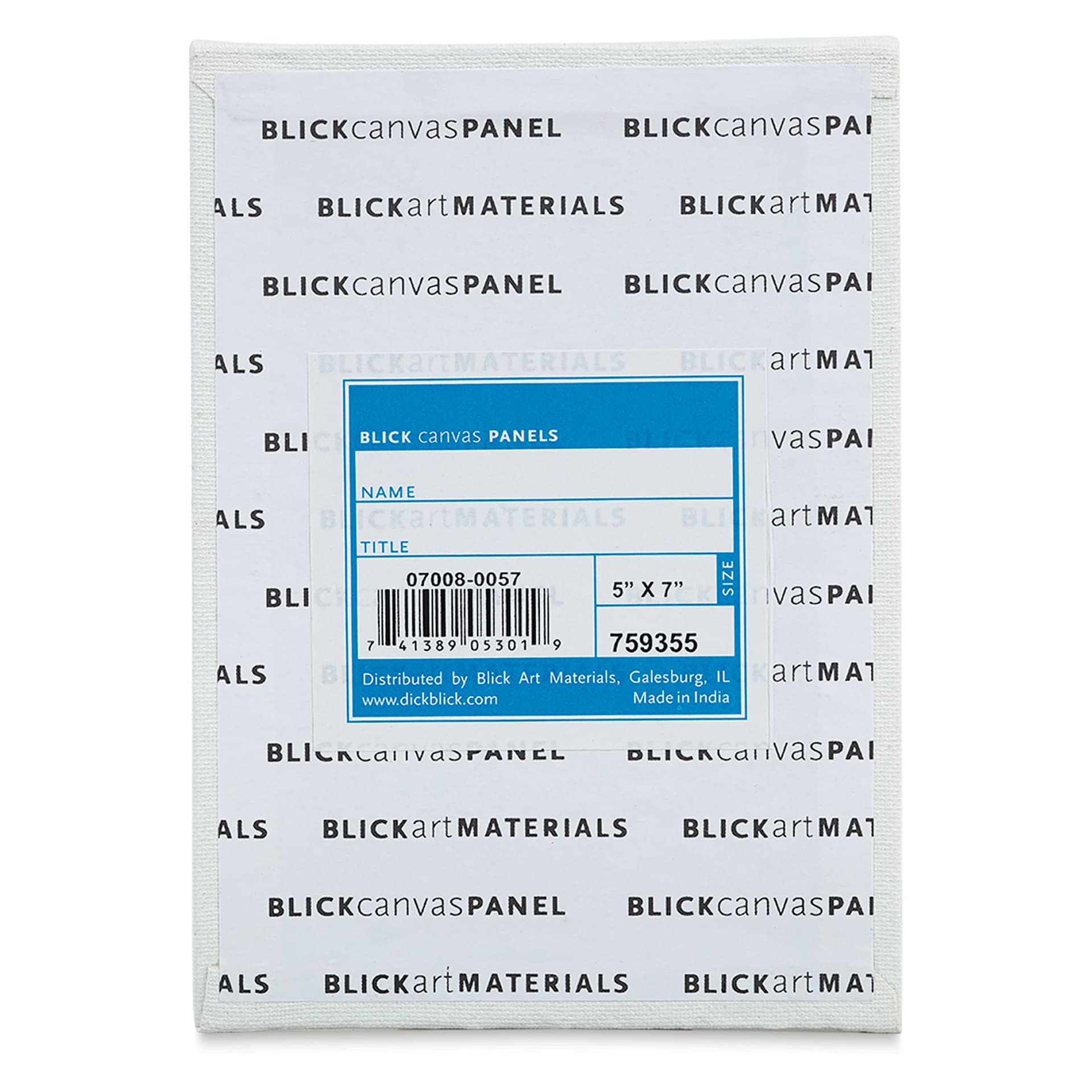 Blick Studio Cotton Canvas Panel - 5" x 7"
