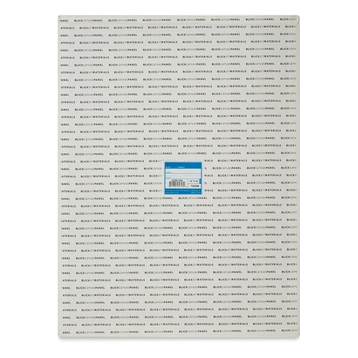 Blick Studio Cotton Canvas Panels - 18" x 24", Pkg of 5 back
