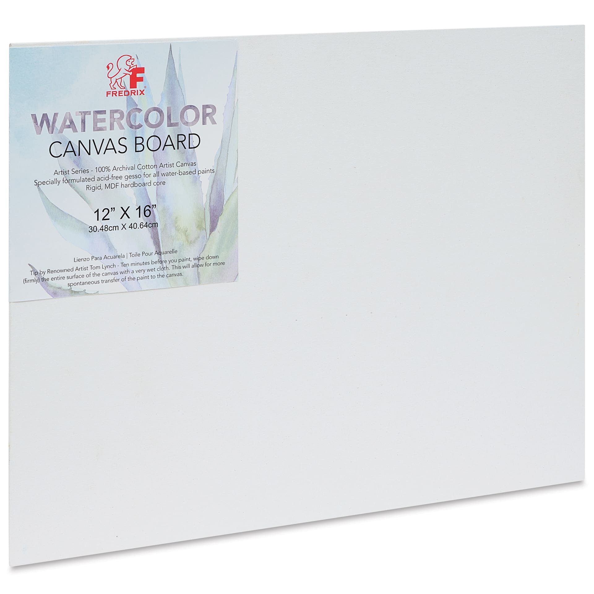 Fredrix Archival Watercolor Canvas Board - 12" x 16"