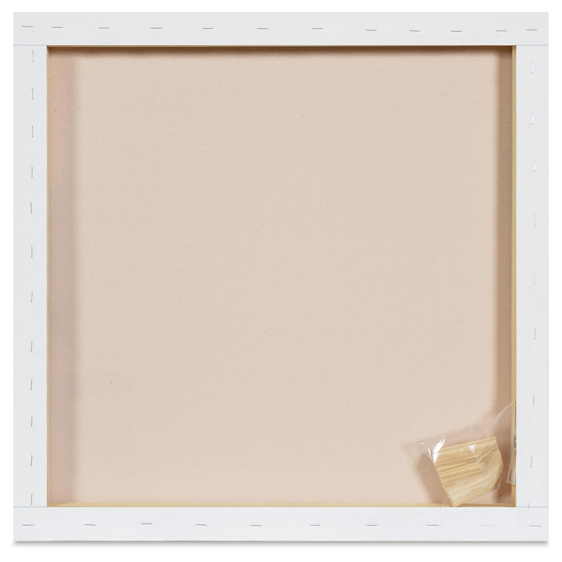 Blick Premier Stretched Cotton Canvas - Gallery Profile, Back-Stapled, 24" x 24" back
