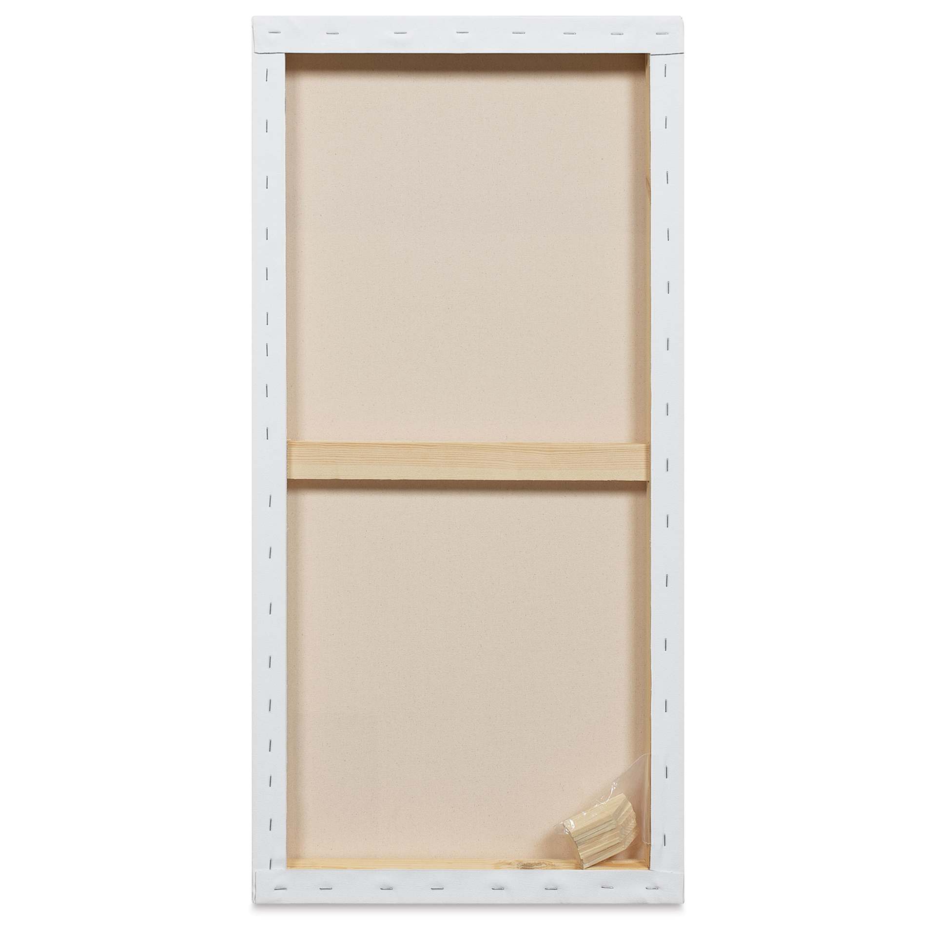 Blick Premier Stretched Cotton Canvas - Gallery Profile, Back-Stapled, 18" x 36" back