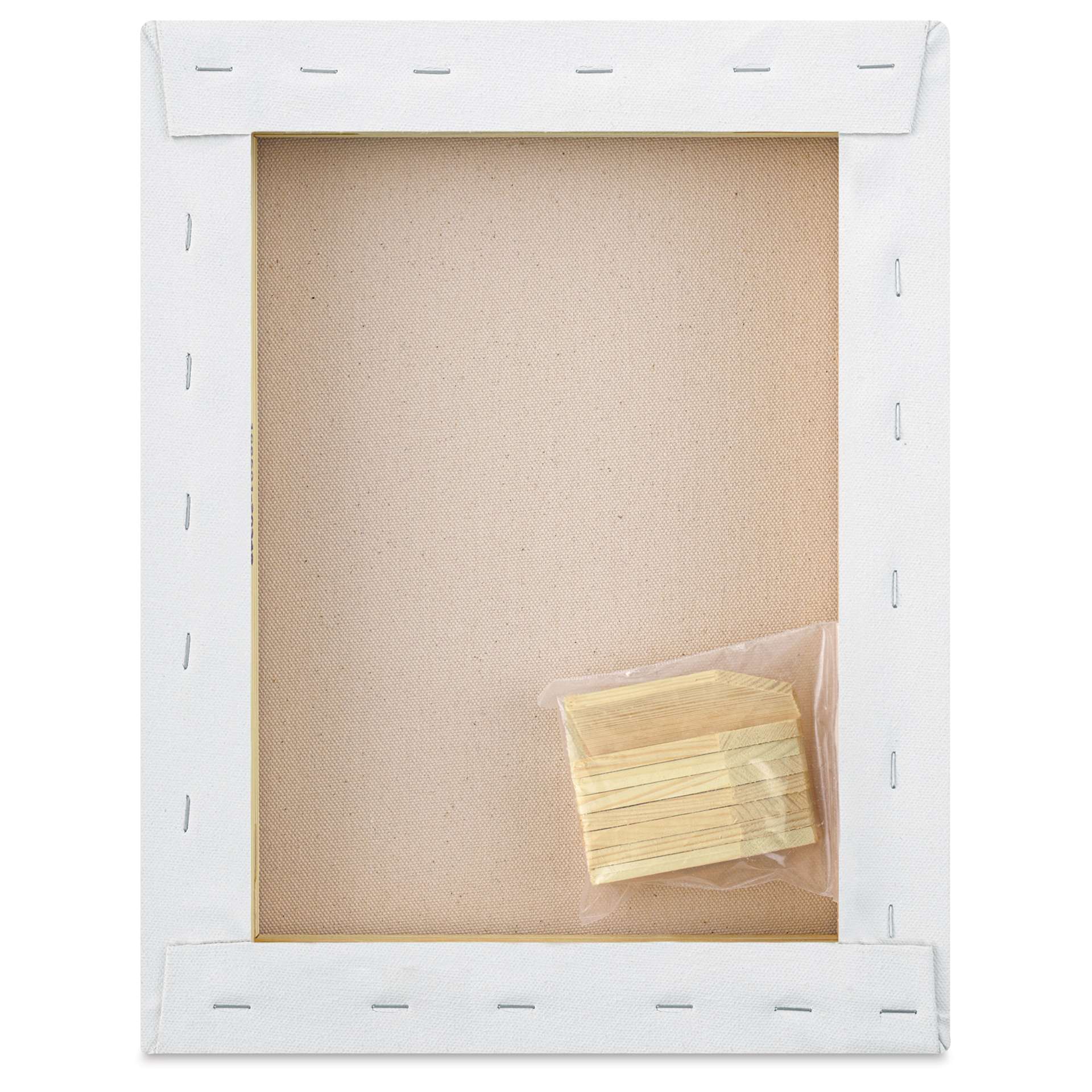 Blick Premier Stretched Cotton Canvas - Gallery Profile, Back-Stapled, 11" x 14" back