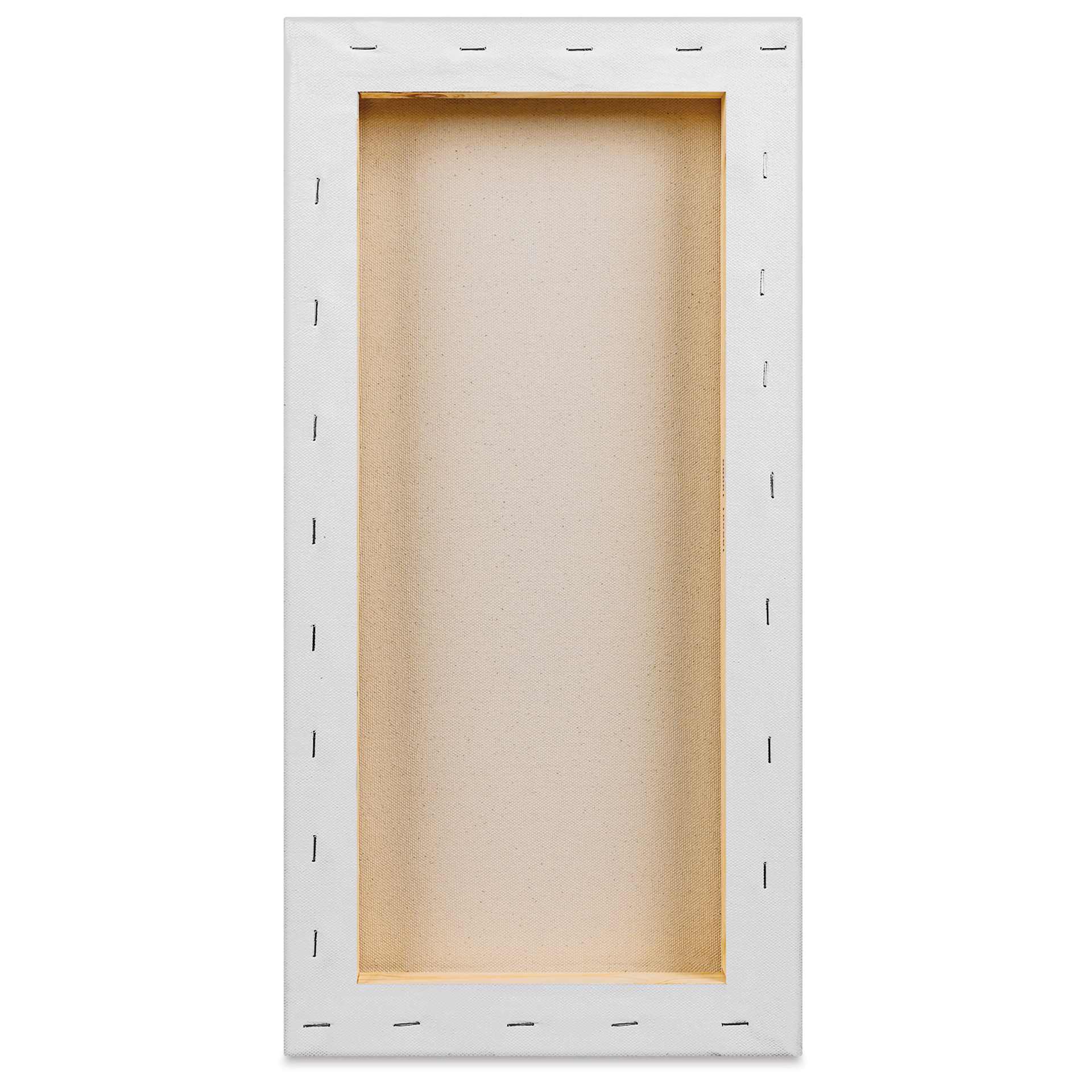 Blick Premier Stretched Cotton Canvas - Gallery Profile, Back-Stapled, 10" x 20" back
