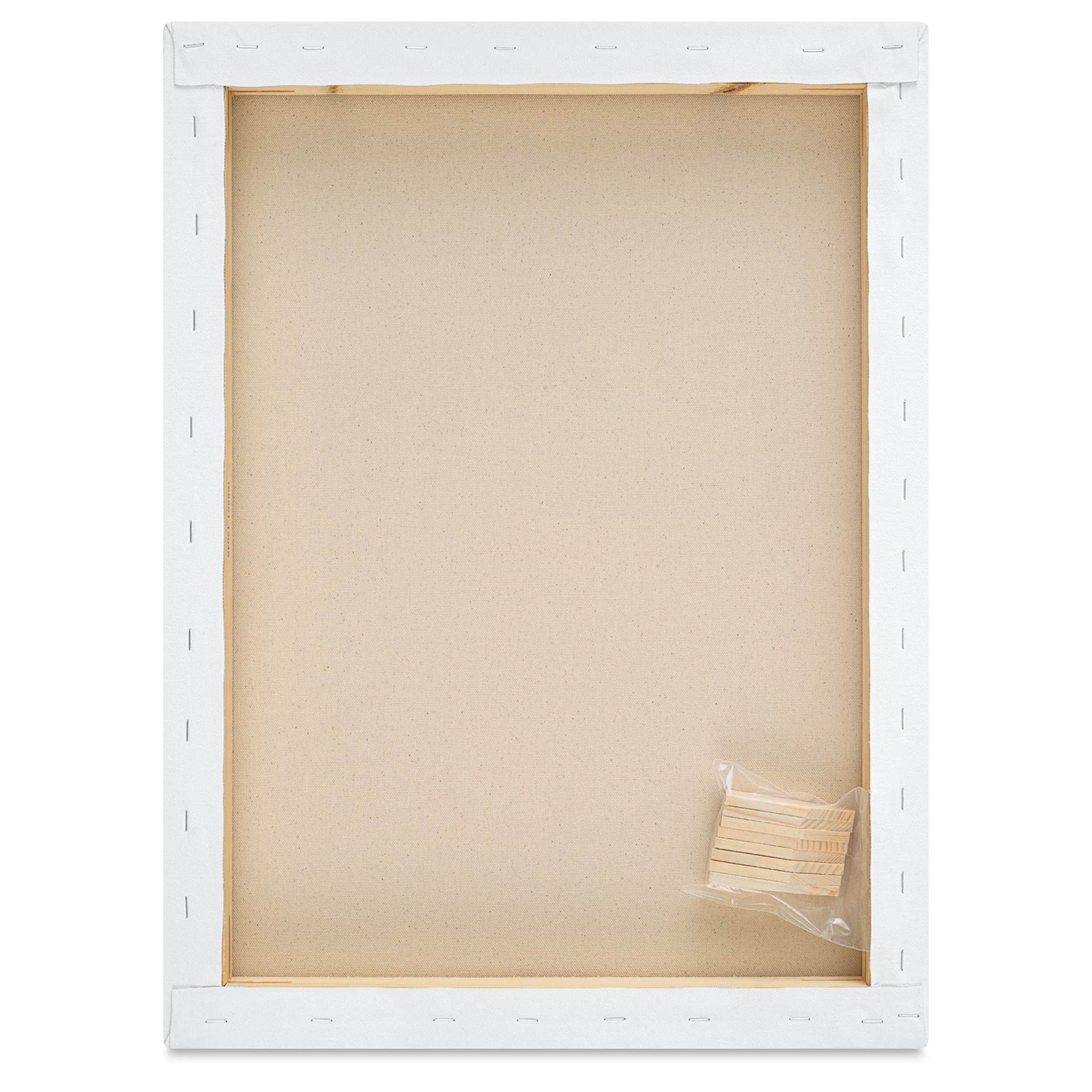 Blick Premier Stretched Cotton Canvas - Gallery Profile, Back-Stapled, 18" x 24" back
