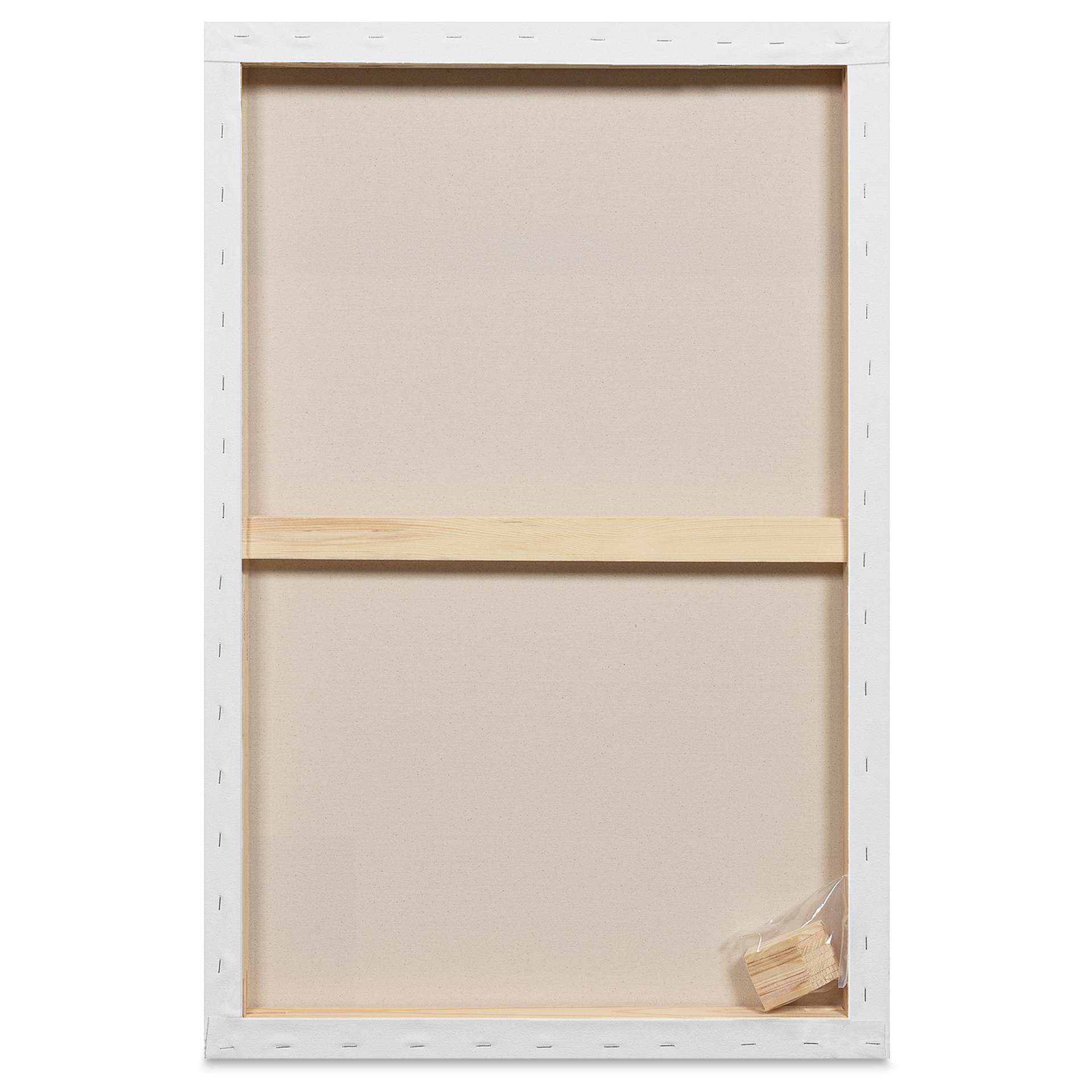 Blick Premier Stretched Cotton Canvas - Gallery Profile, Back-Stapled, 24" x 36" back