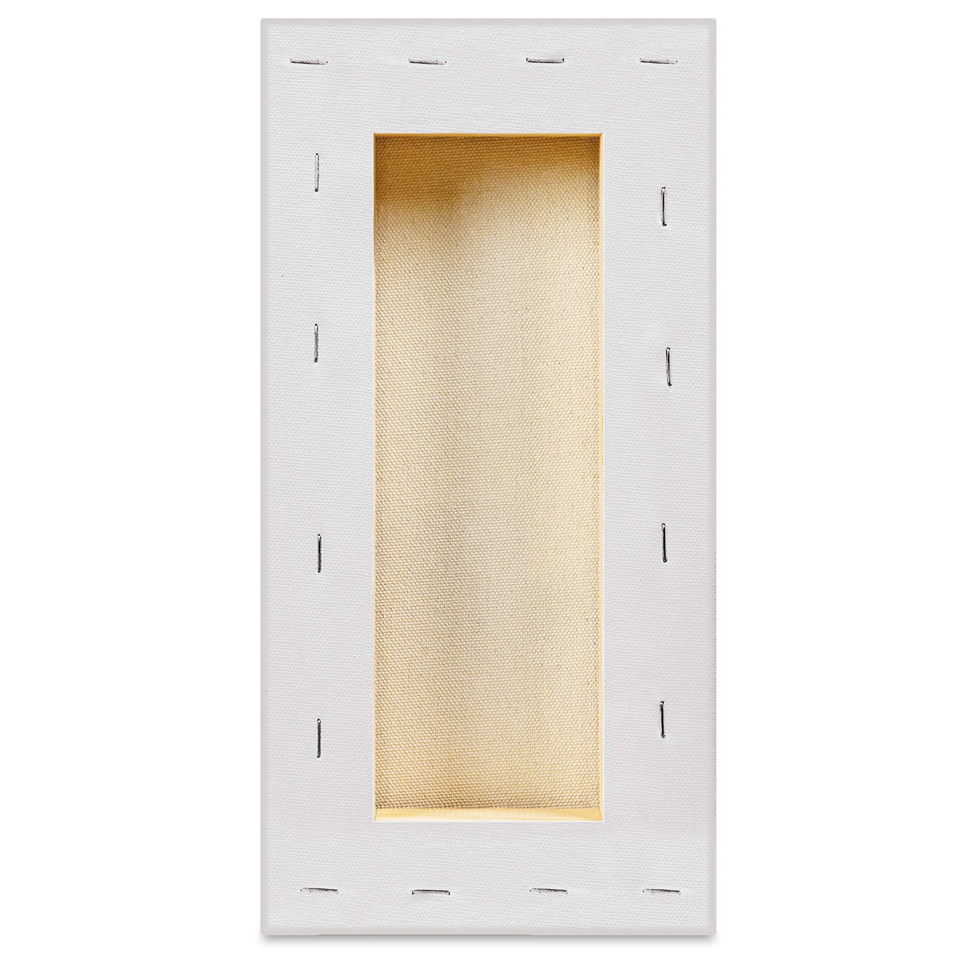 Blick Premier Stretched Cotton Canvas - Gallery Profile, Back-Stapled, 6" x 12" back