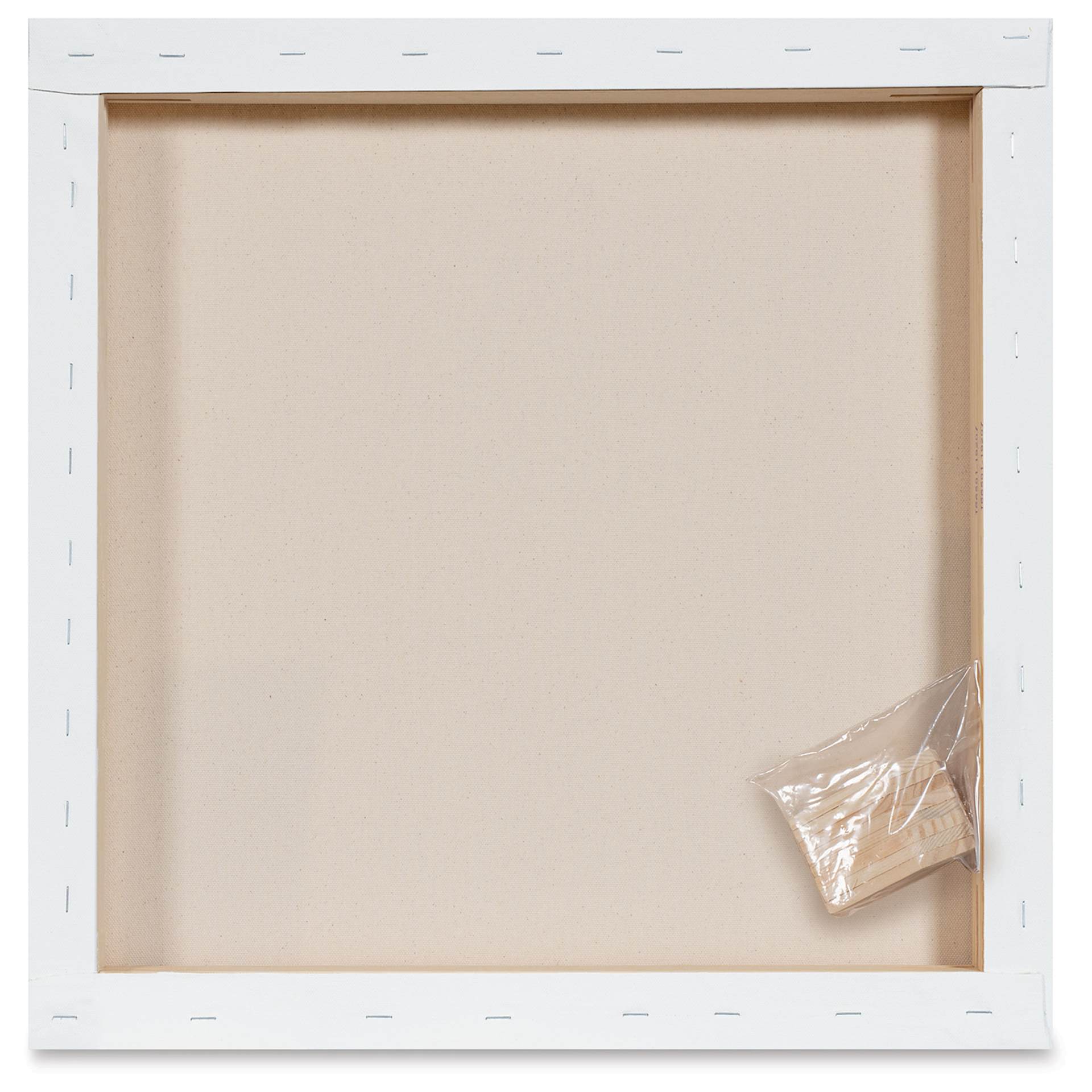 Blick Premier Stretched Cotton Canvas - Gallery Profile, Back-Stapled, 20" x 20" back