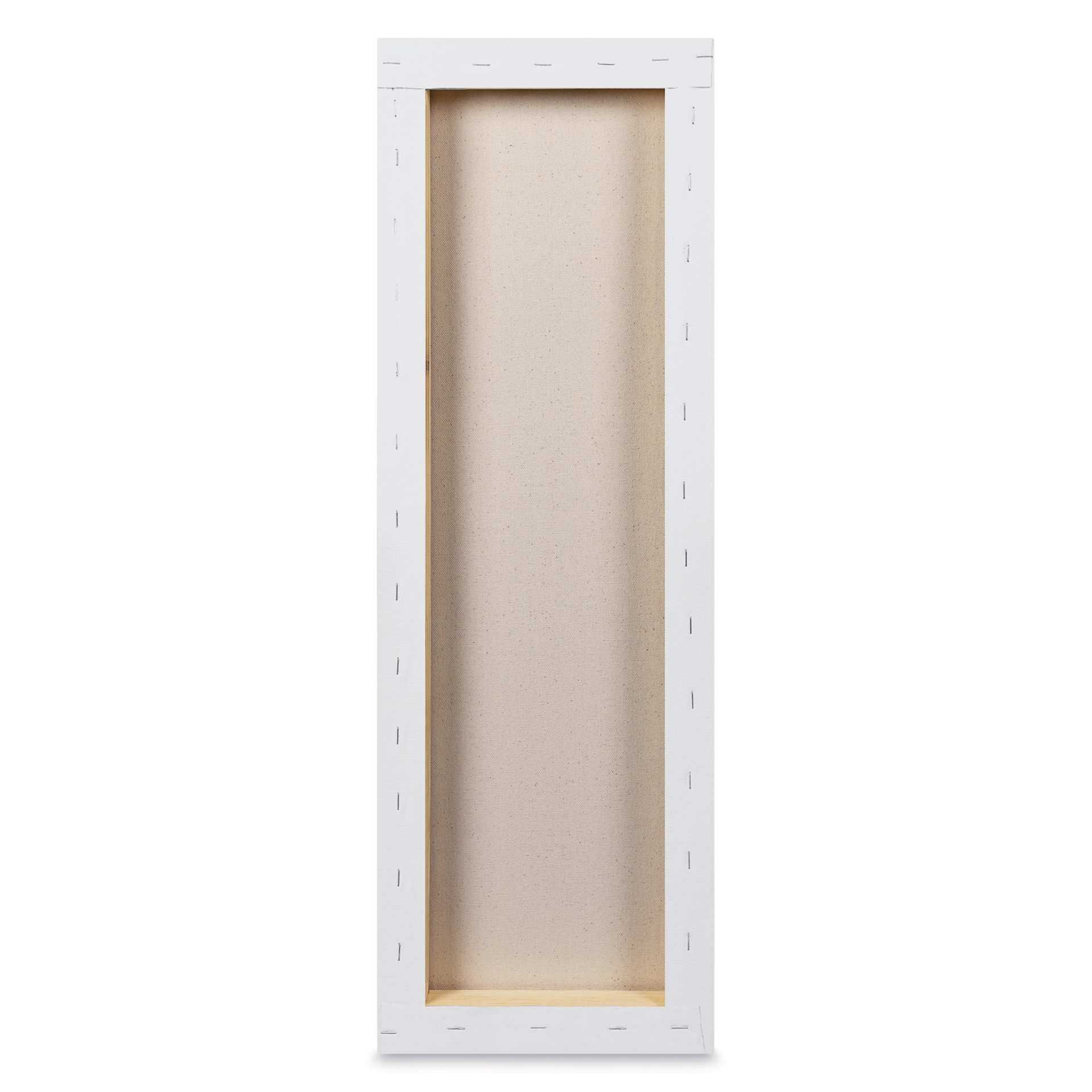 Blick Premier Stretched Cotton Canvas - Gallery Profile, Back-Stapled, 10" x 30" back