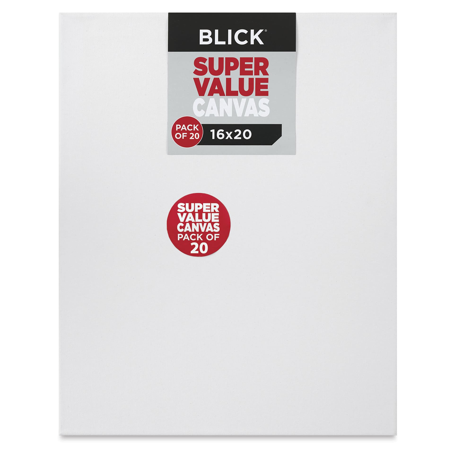Blick Super Value Canvas Pack - 16" x 20", Pkg of 20