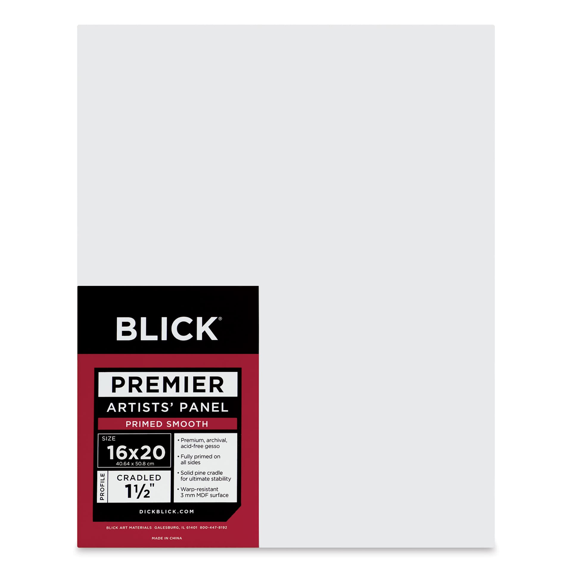 Blick Premier Artists' Panel - Gallery Cradle, 1-1/2", 16" x 20"