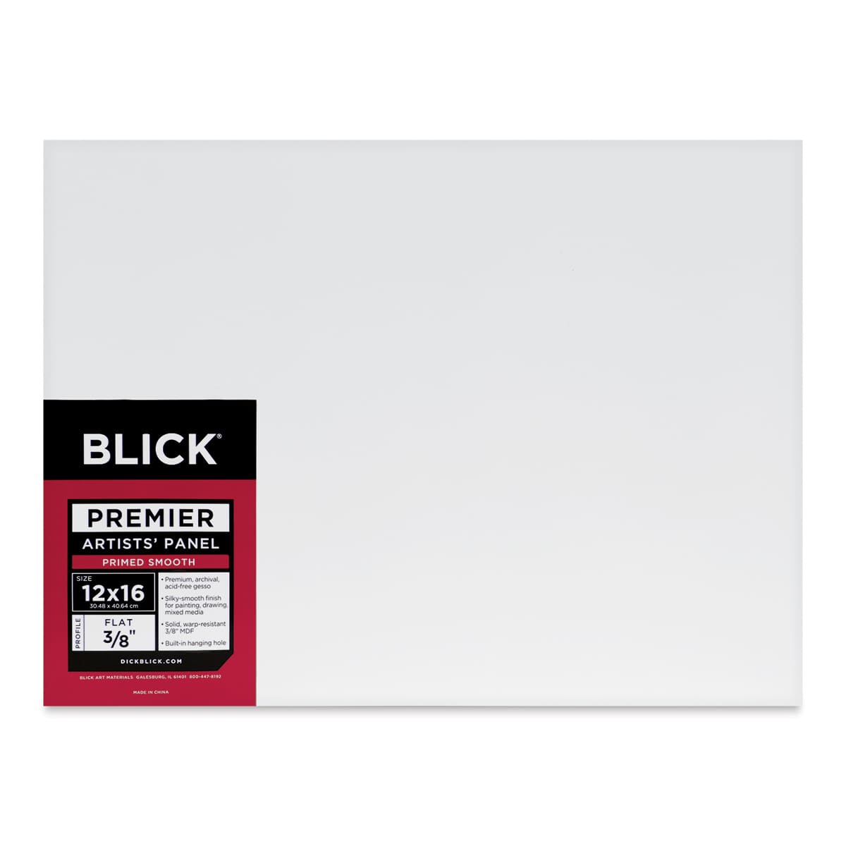 Blick Premier Artists' Panel - Flat, 3/8", 12" x 16"