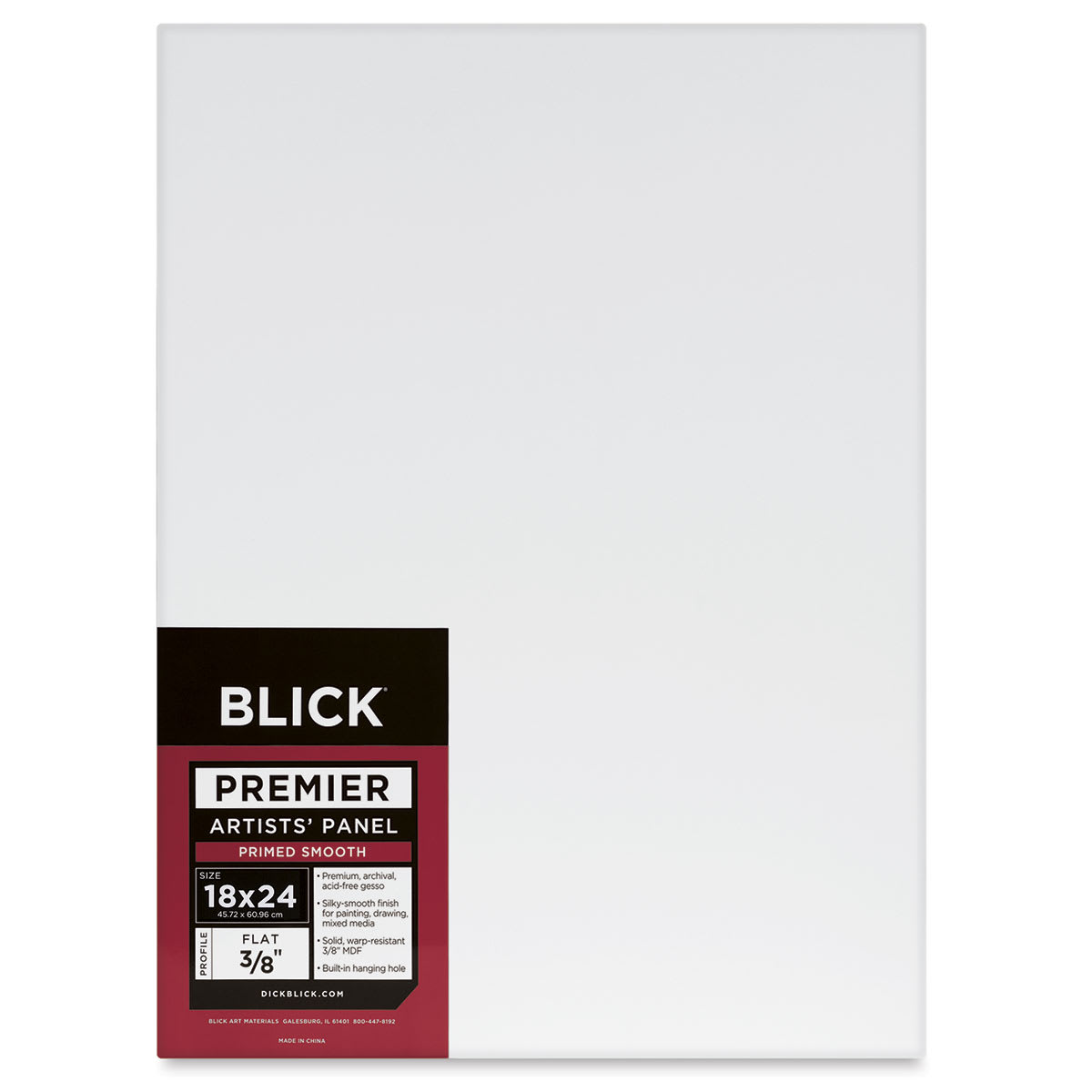 Blick Premier Artists' Panel - Flat, 3/8", 18"  x 24"