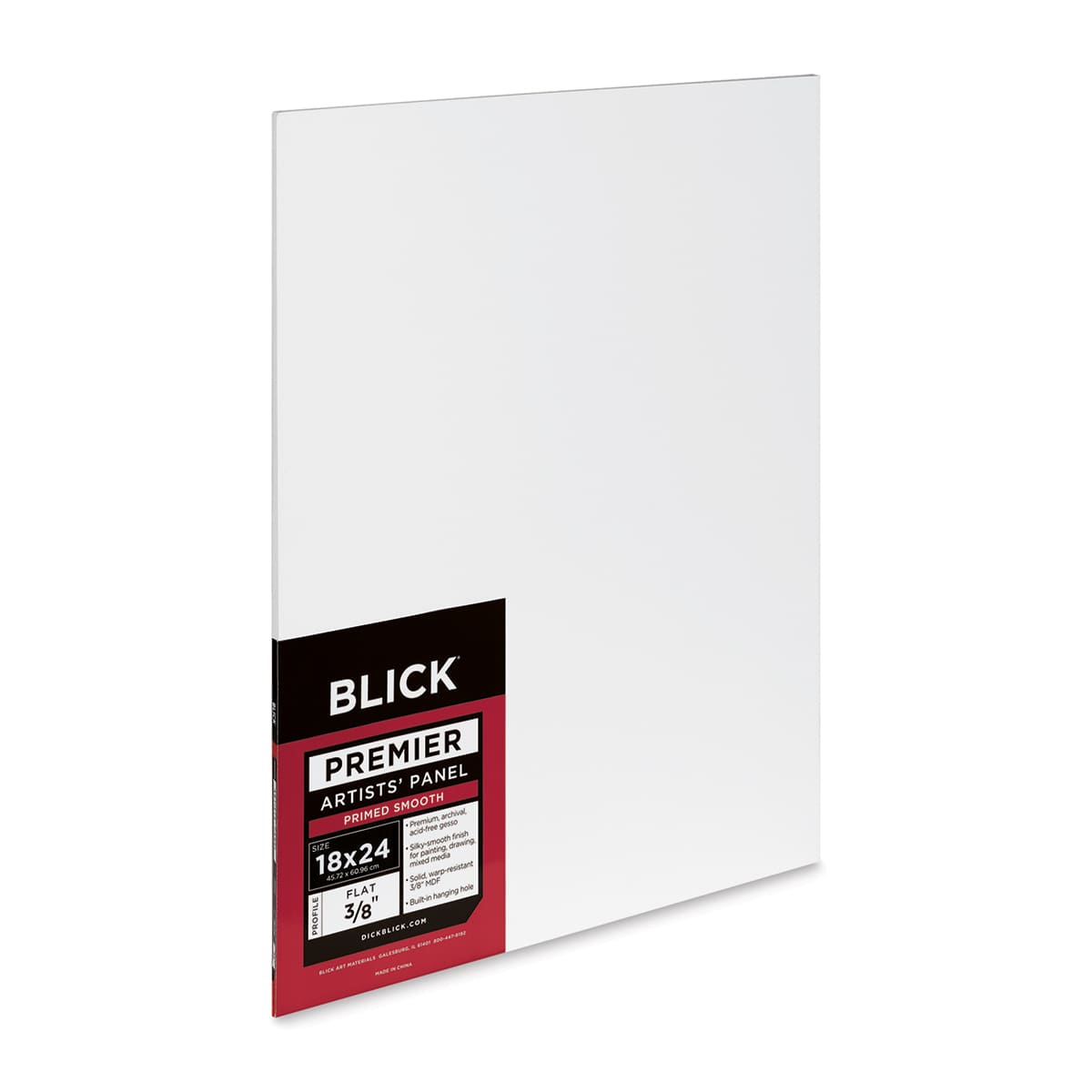 Blick Premier Artists' Panel - Flat, 3/8", 18"  x 24" side view