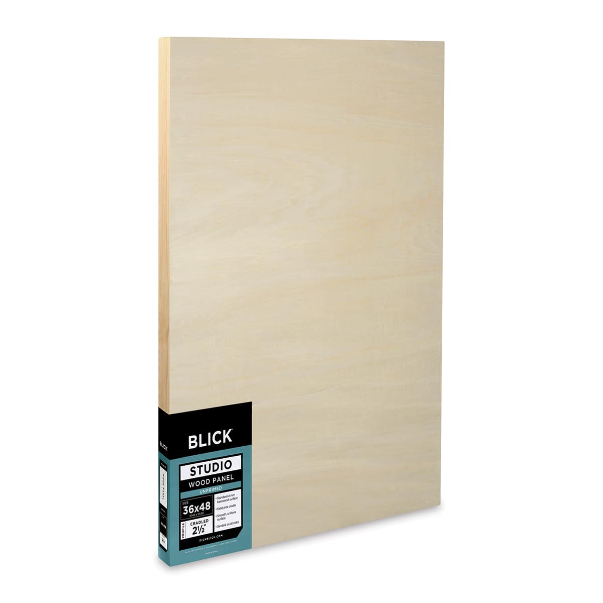 Blick Studio Artists' Wood Panels - Extra Deep Cradle Panel, 36" x 48", 2-1/2" Cradle
