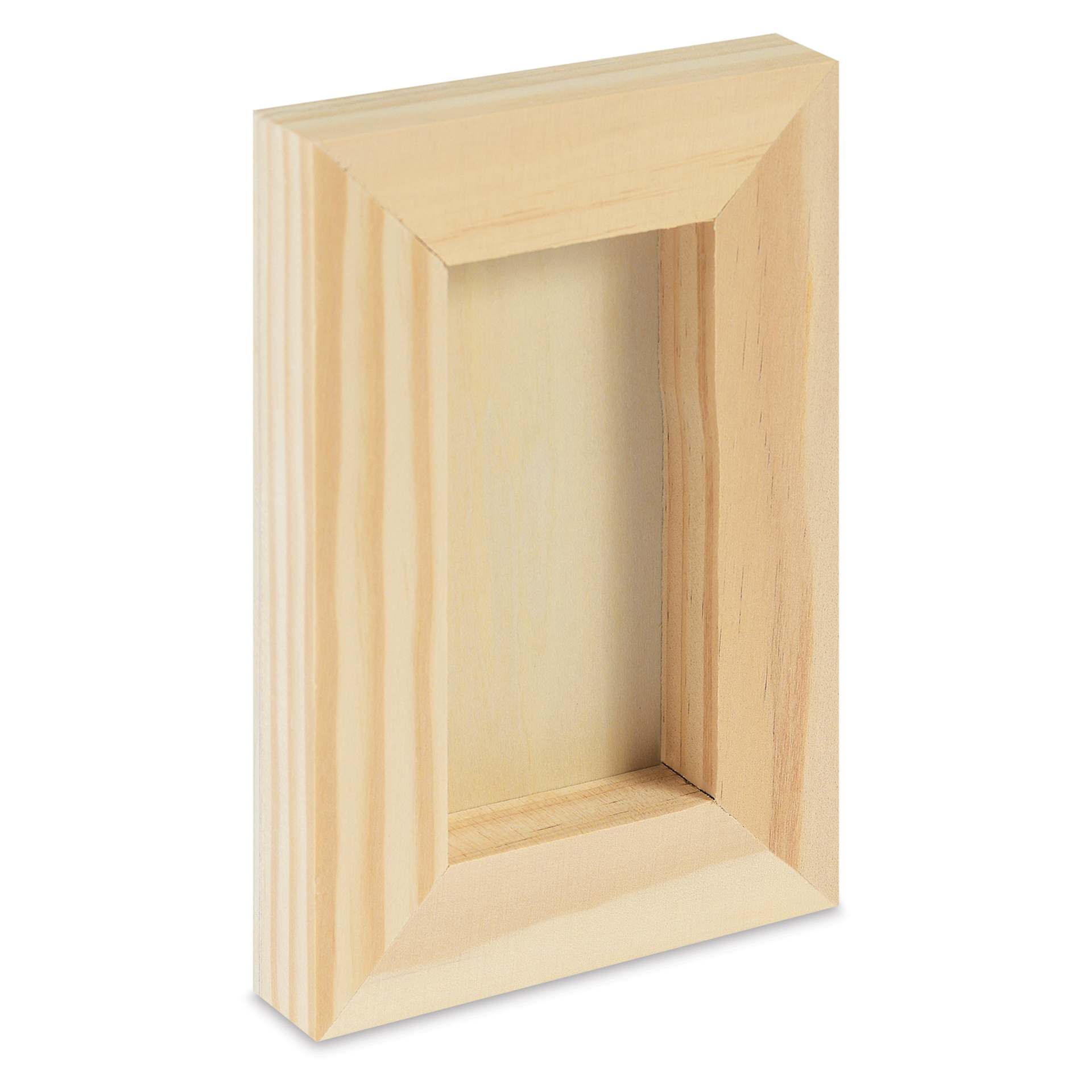 Blick Studio Artists' Wood Panel - Flat Cradle, 4" x 6", 7/8" Cradle, back
