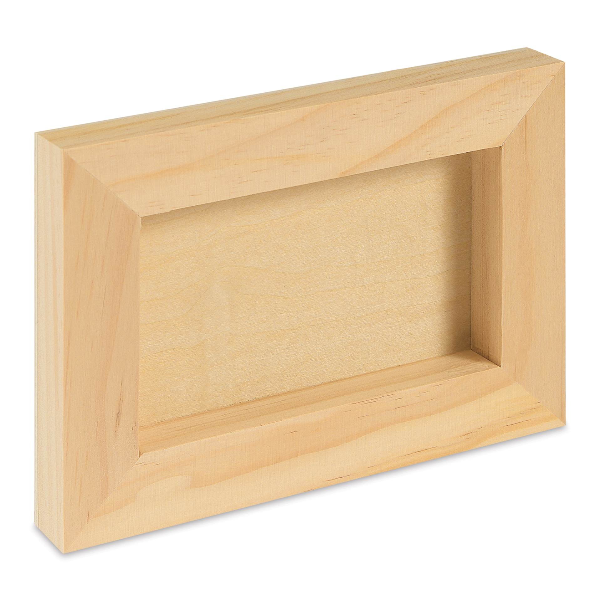 Blick Studio Artists' Wood Panel - Flat Cradle, 5" x 7", 7/8" cradle, back