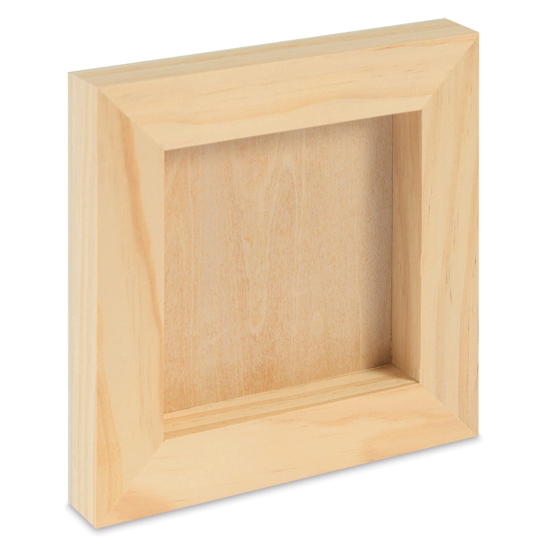 Blick Studio Artists' Wood Panel - Flat Cradle, 6" x 6", 7/8" Cradle, back