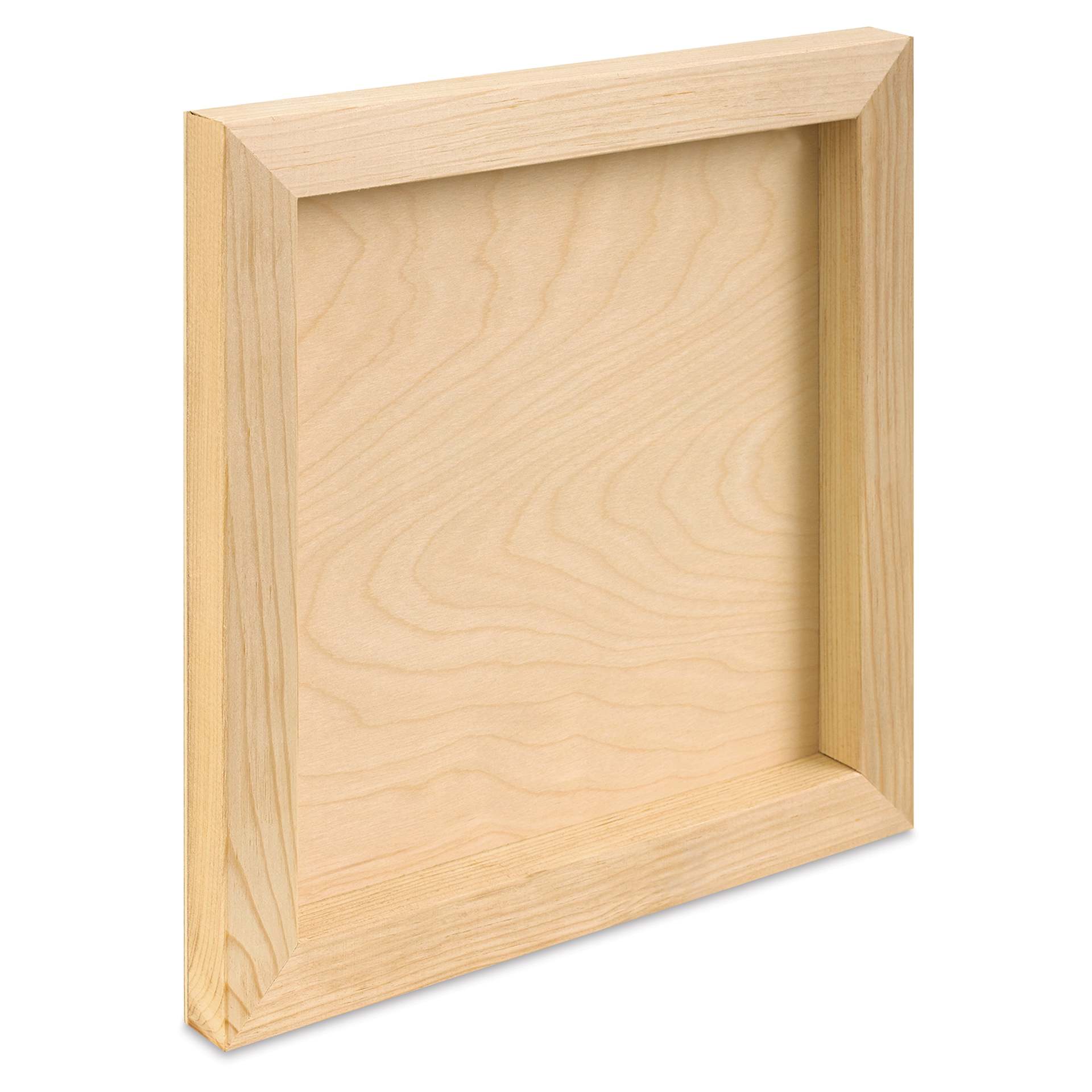 Blick Studio Artists' Wood Panel - Flat Cradle, 12" x 12", 7/8" Cradle, back