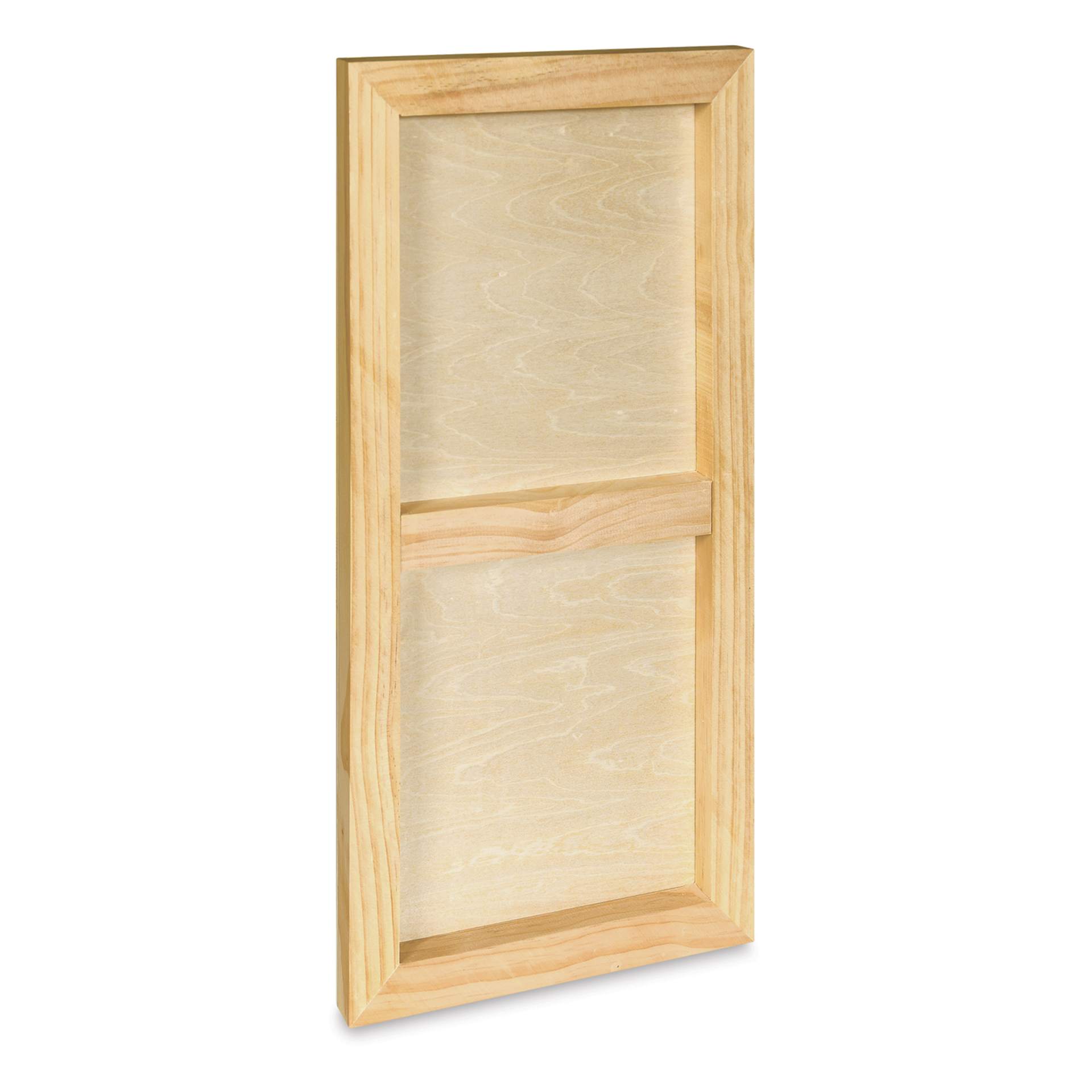 Blick Studio Artists' Wood Panel - Flat Cradle, 12" x 24", 7/8" Cradle, back