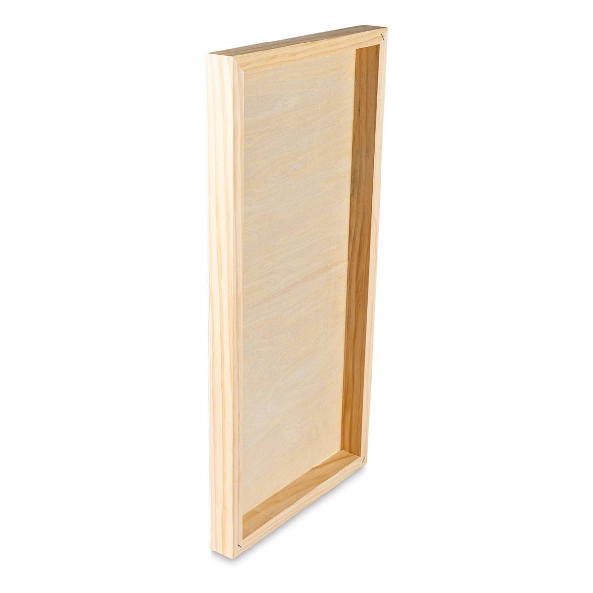 Blick Studio Artists' Wood Panels - Gallery Cradle, 12" x 24", 1-1/2" Cradle, back