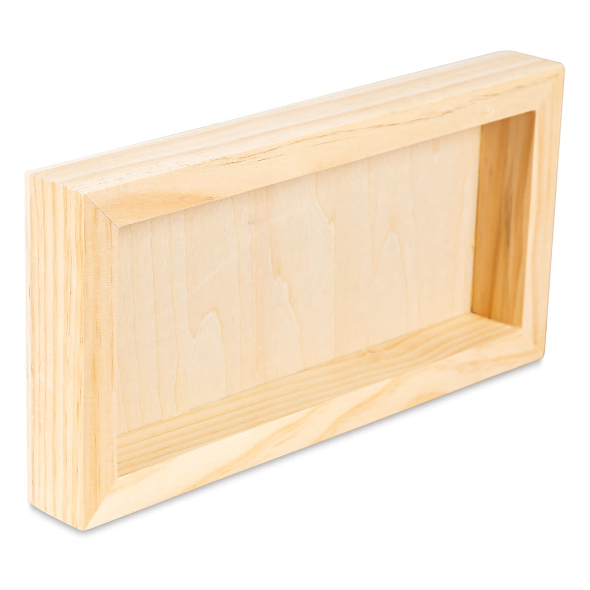 Blick Studio Artists' Wood Panel - Gallery Cradle, 6" x 12", 1-1/2" Cradle, back