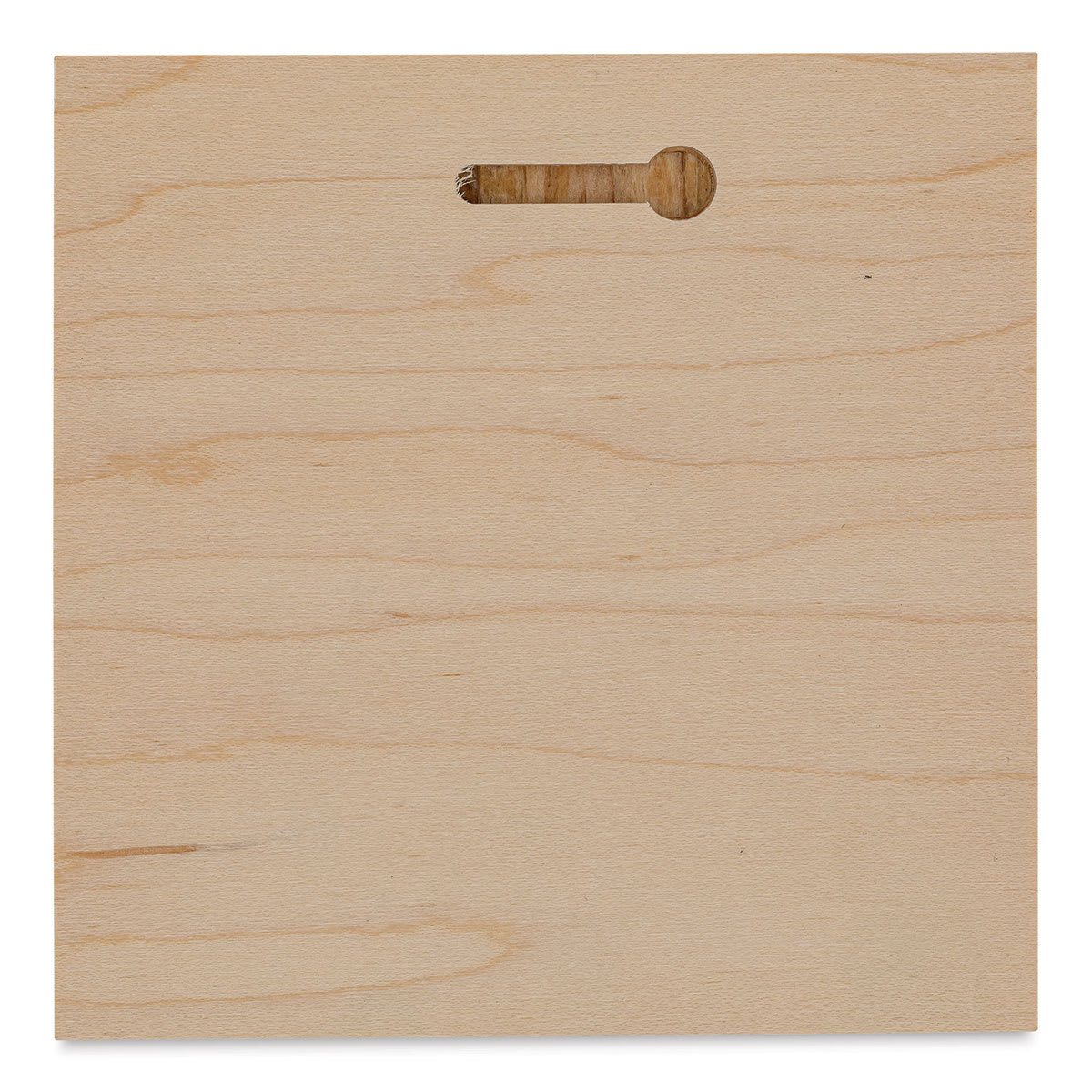 American Easel Maple Panel - 5" x 5", 1/2" Profile, Keyhole back