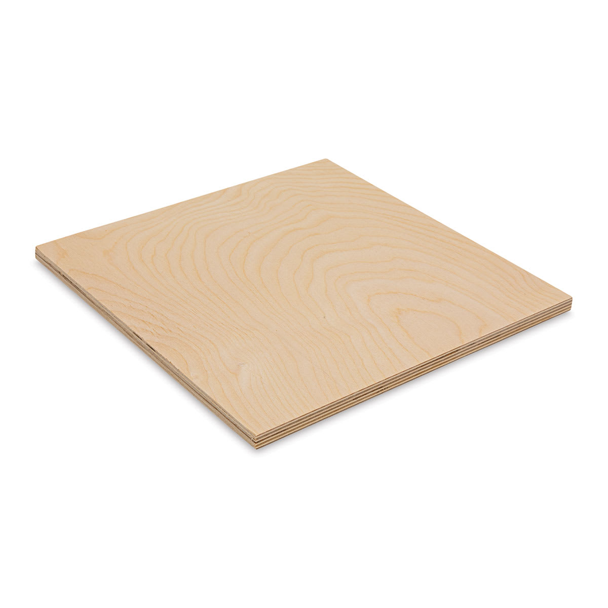 American Easel Maple Panel - 12" x 12", 1/2" Profile, Keyhole side view