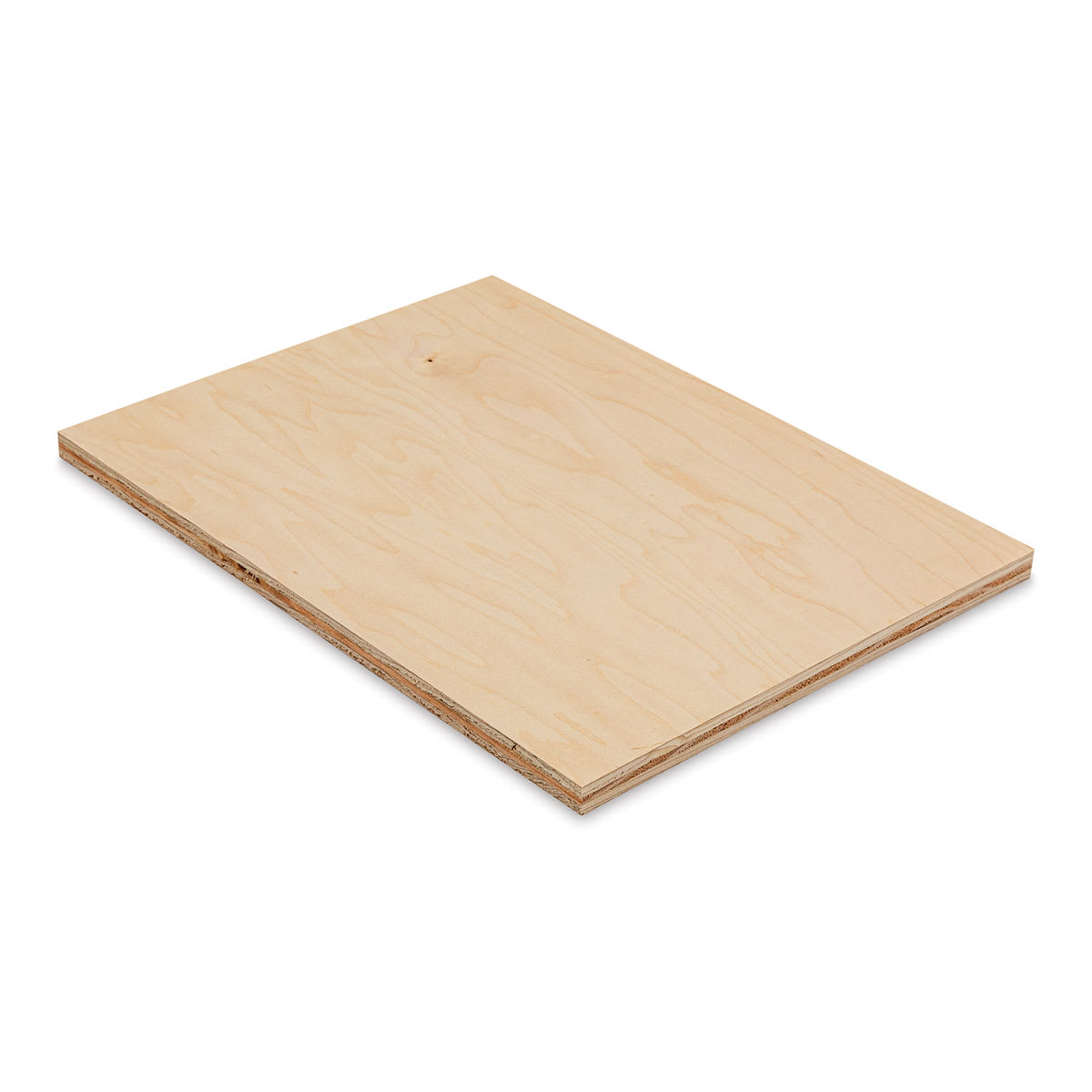 American Easel Maple Panel - 9" x 12", 1/2" Profile, Keyhole side view