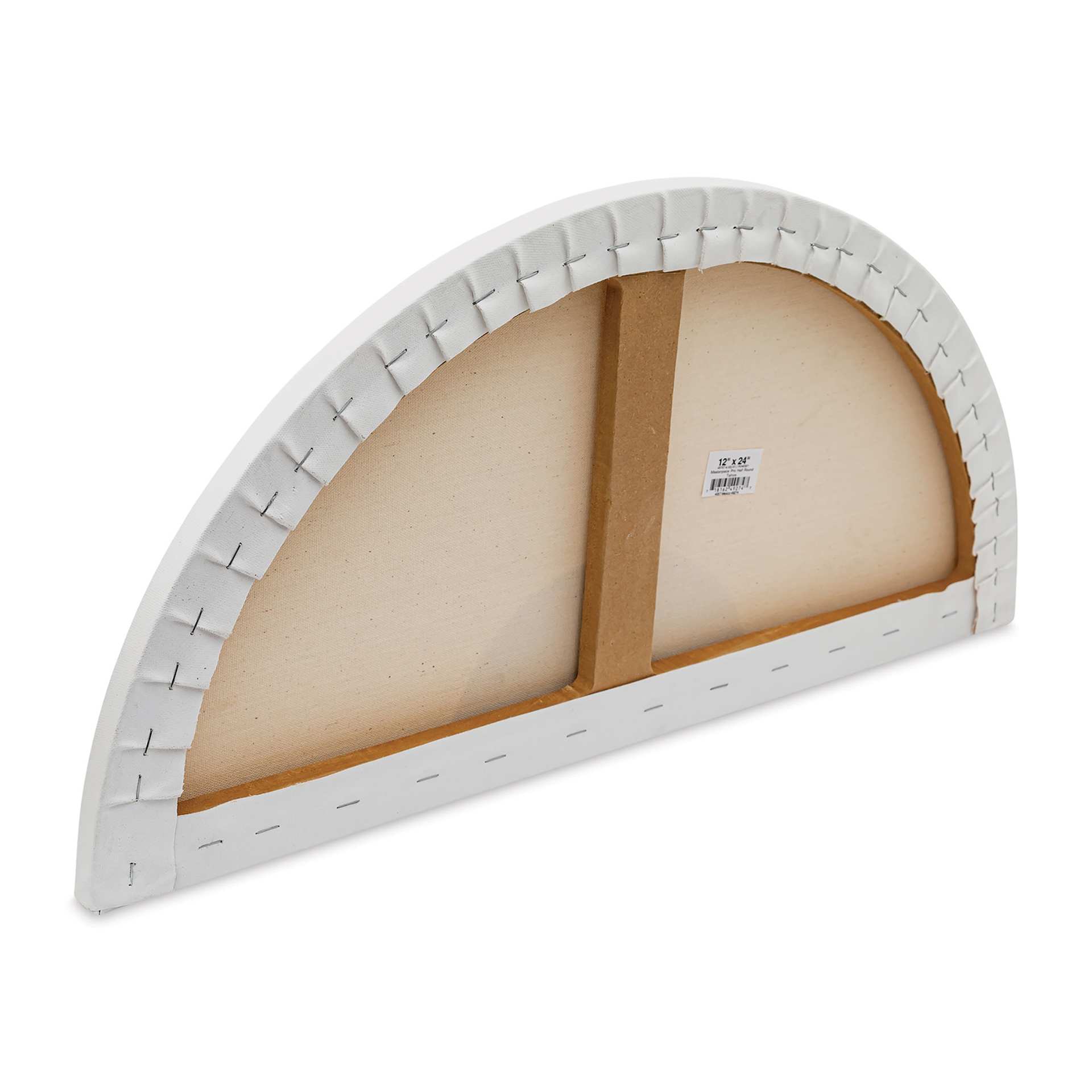 Masterpiece Tahoe Cotton Canvas Shape - Half Round, 12" x 24" angled back view
