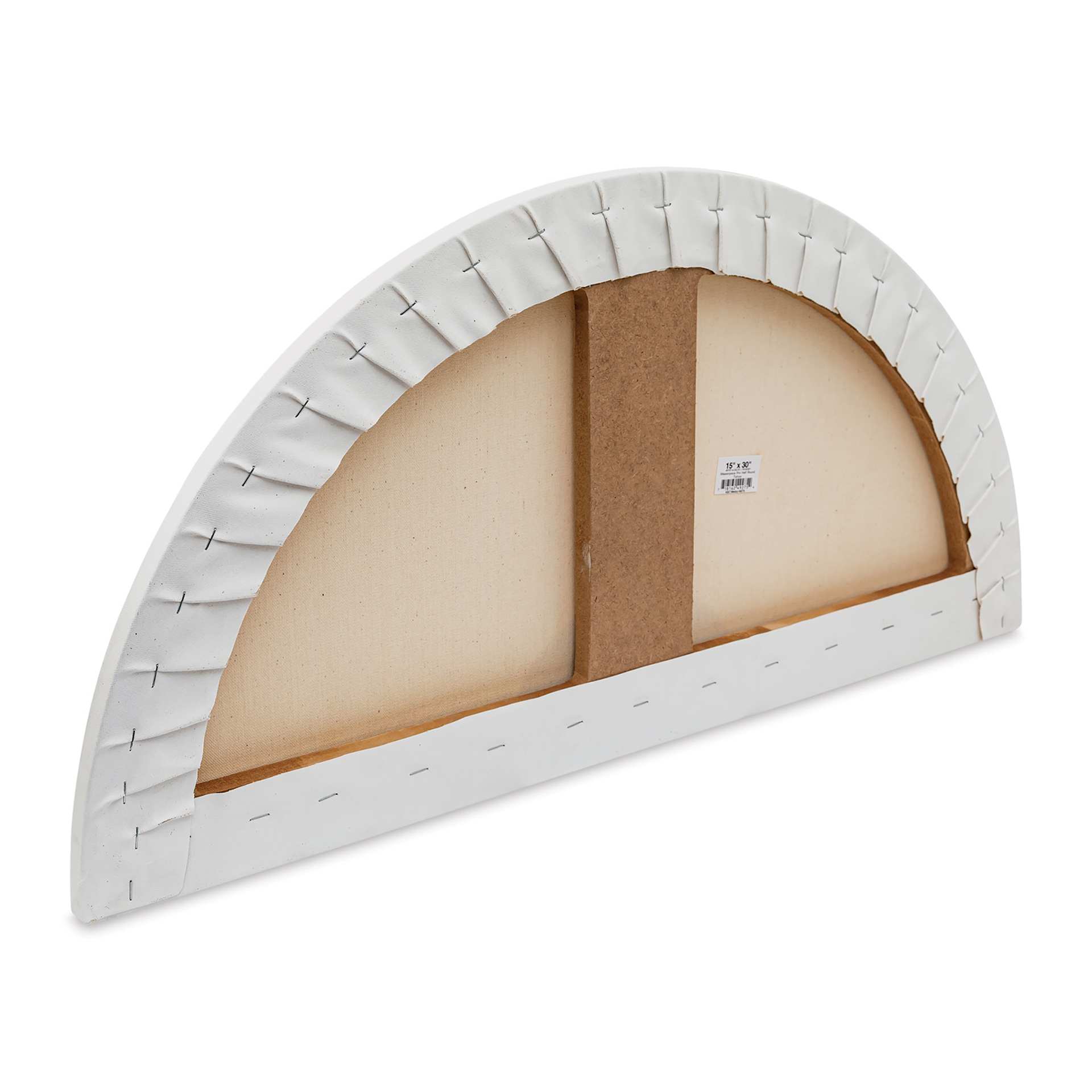 Masterpiece Tahoe Cotton Canvas Shape - Half Round, 15" x 30" angled back view