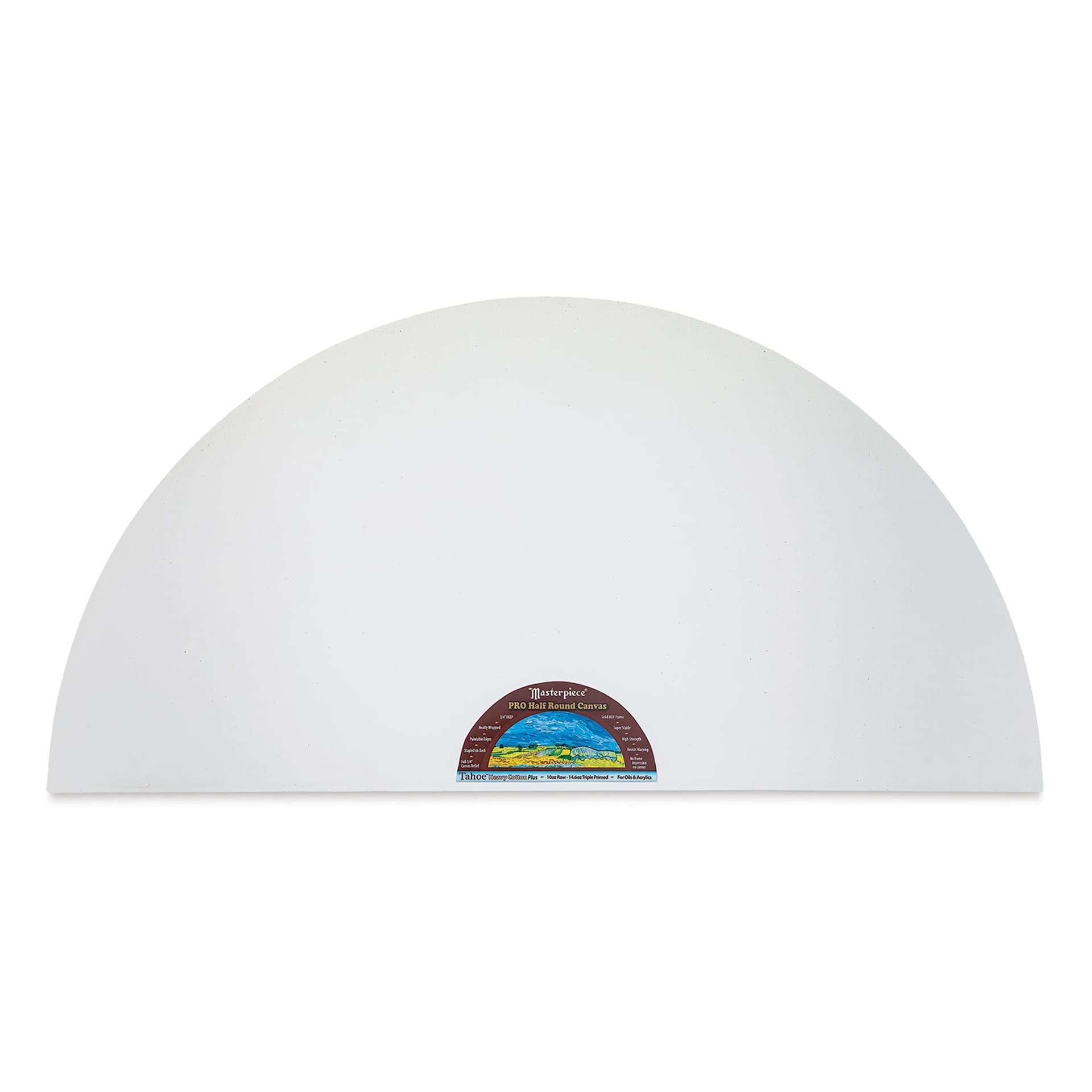 Masterpiece Tahoe Cotton Canvas Shape - Half Round, 20" x 40"