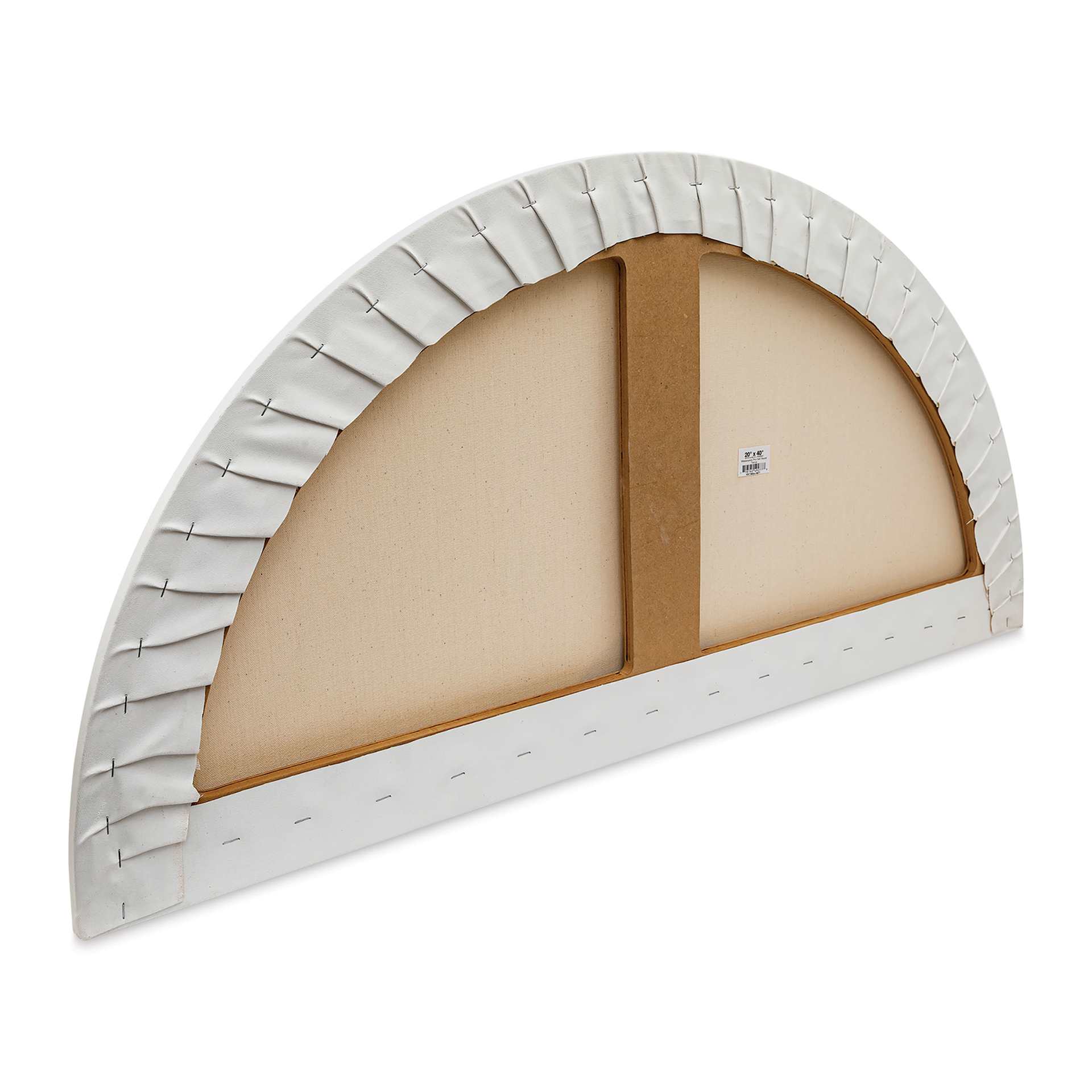 Masterpiece Tahoe Cotton Canvas Shape - Half Round, 20" x 40" angled back view