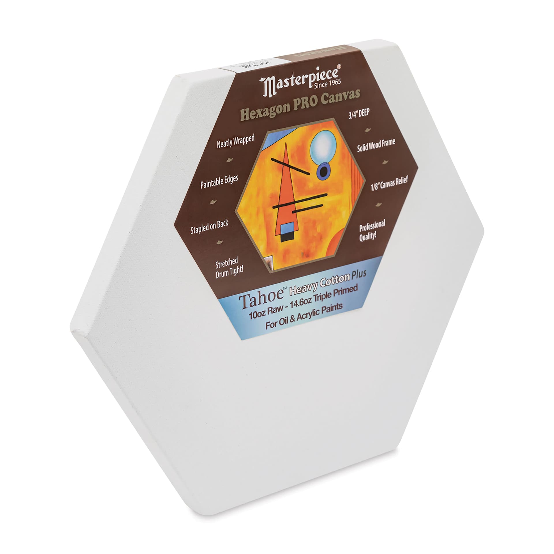 Masterpiece Tahoe Cotton Canvas Shape - Hexagon, 10"