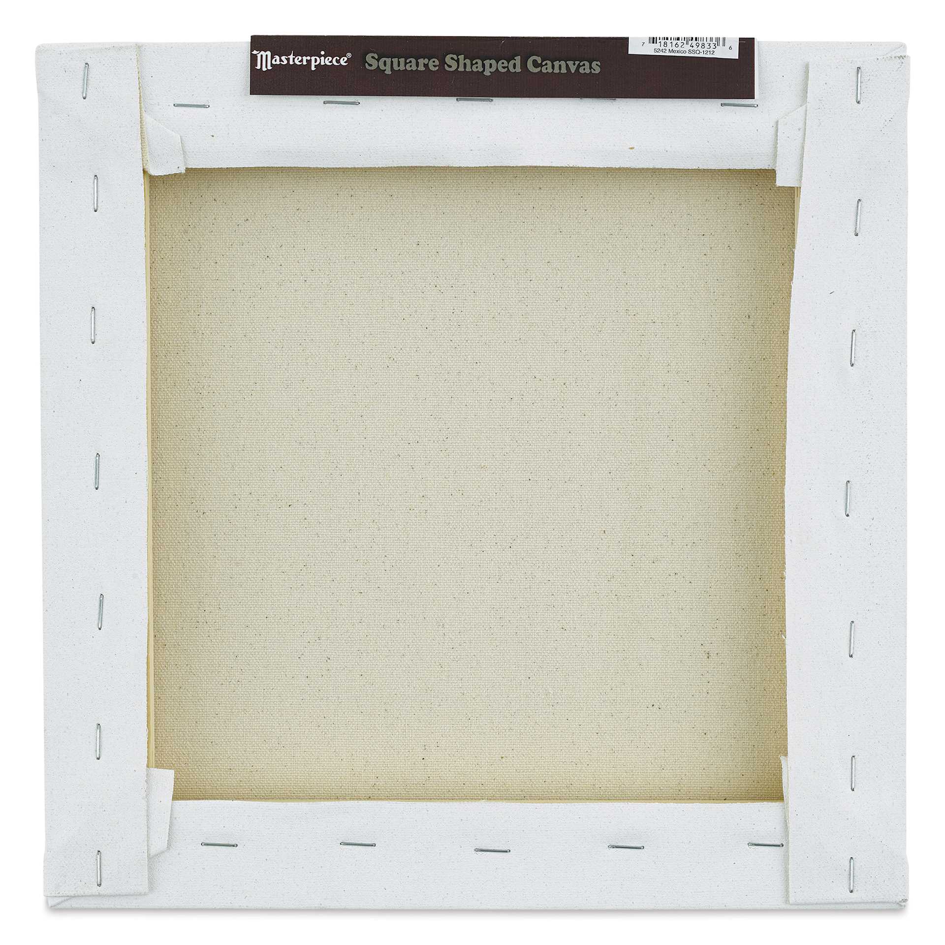 Masterpiece Tahoe Cotton Canvas Shape - Square, 12" x 12" (Back of canvas)