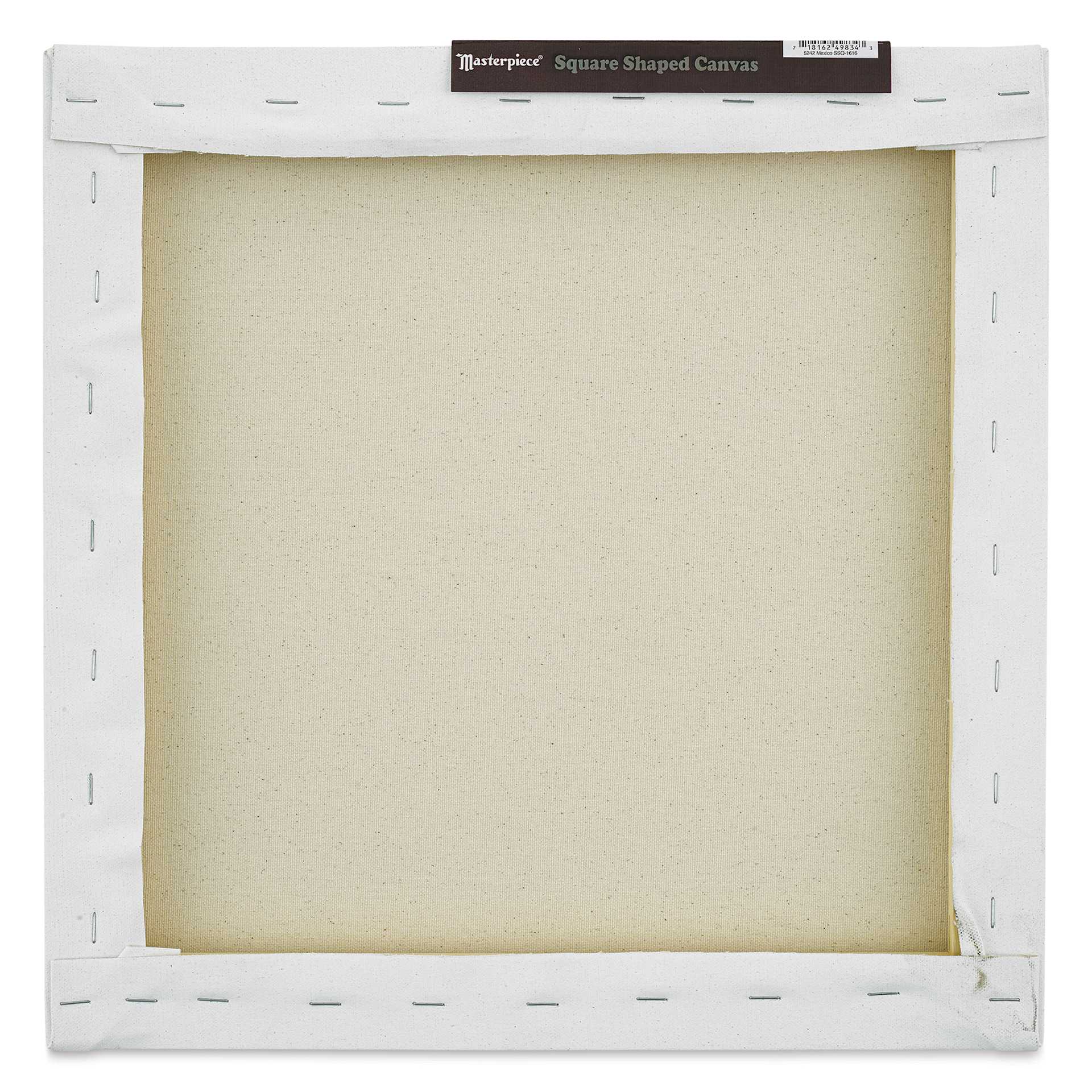 Masterpiece Tahoe Cotton Canvas Shape - Square, 16" x 16" (Back of canvas)